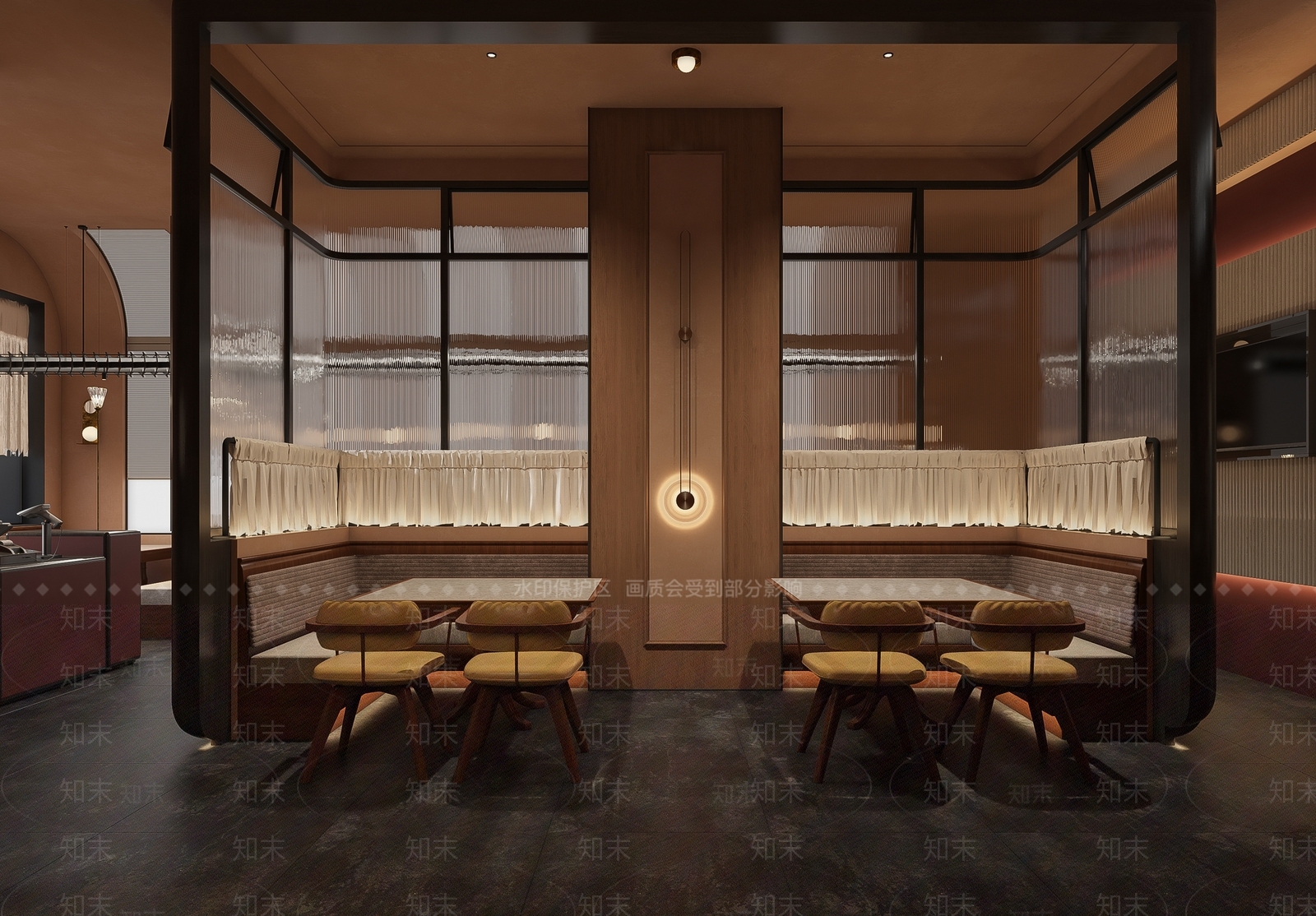 侘寂风火锅店3D模型下载【ID:1123196783】