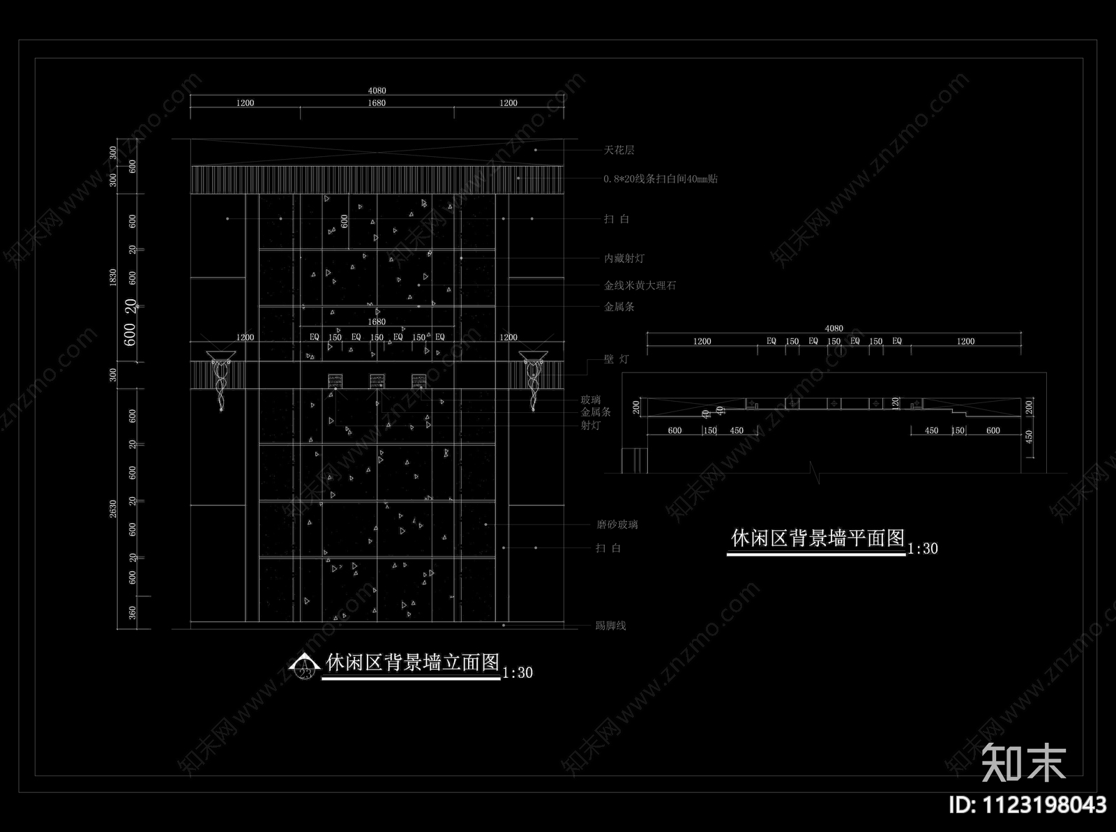 别墅装修全套装修施工图cad施工图下载【ID:1123198043】