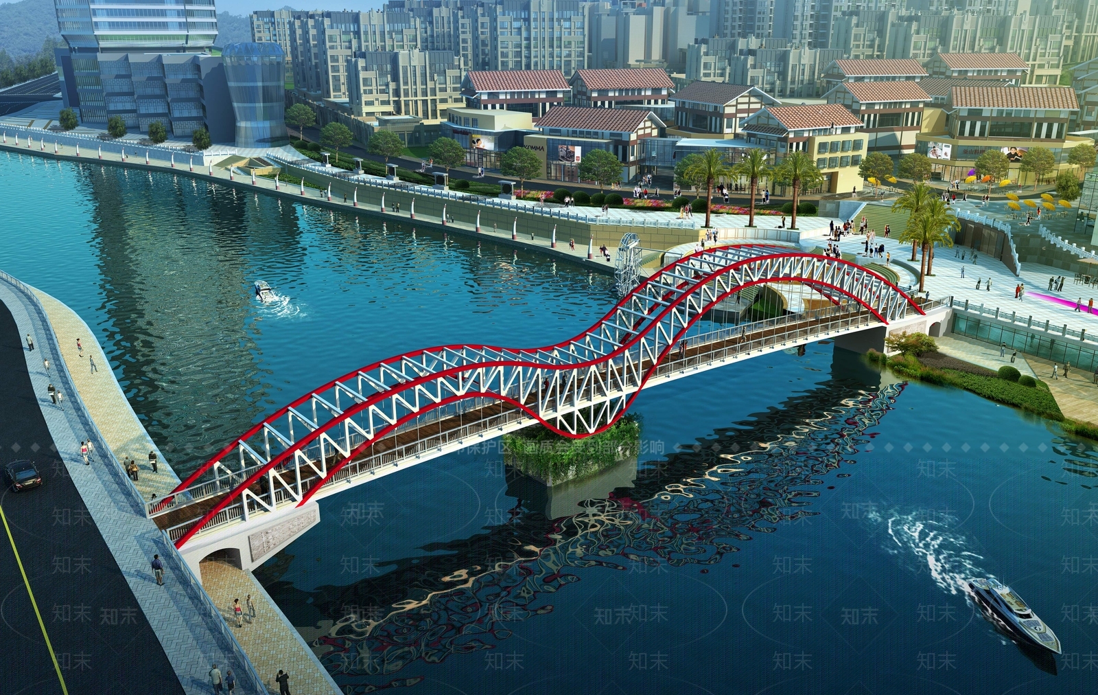 现代大桥SU模型下载【ID:1123205556】