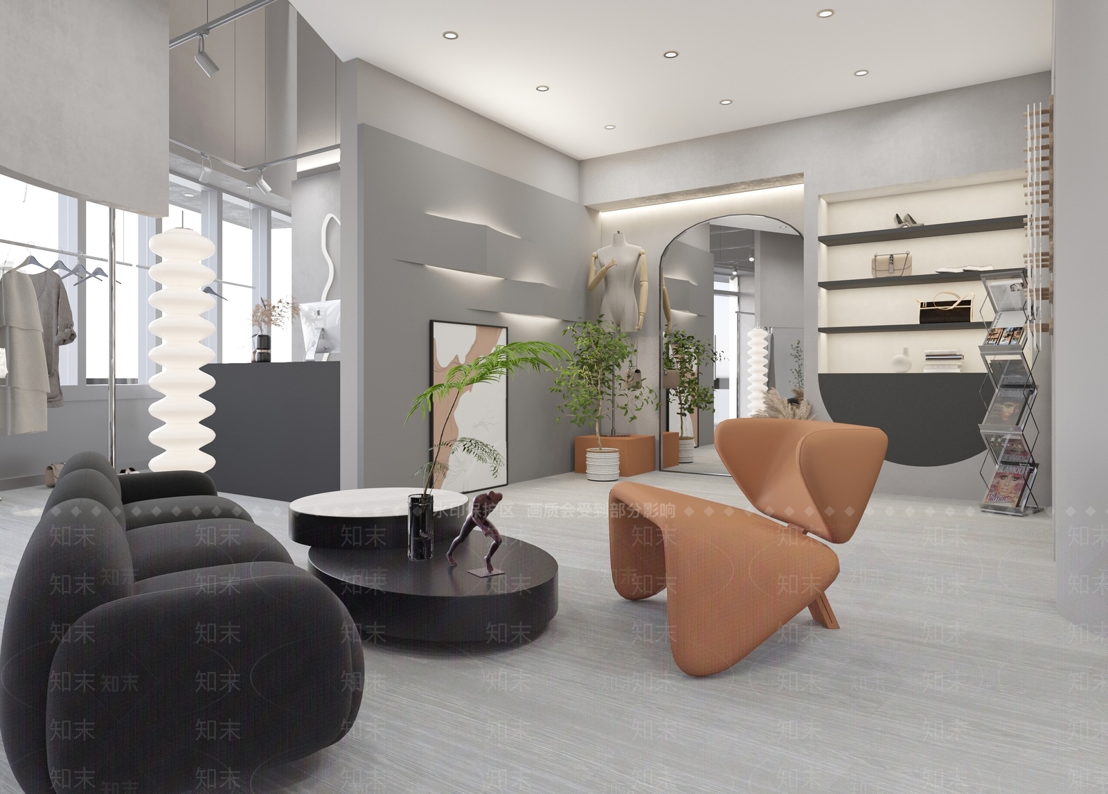 现代女装店3D模型下载【ID:1123212494】