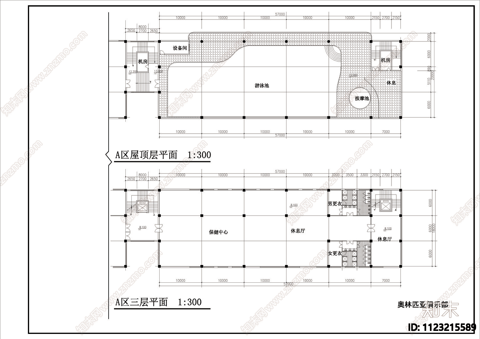体育馆建筑图cad施工图下载【ID:1123215589】