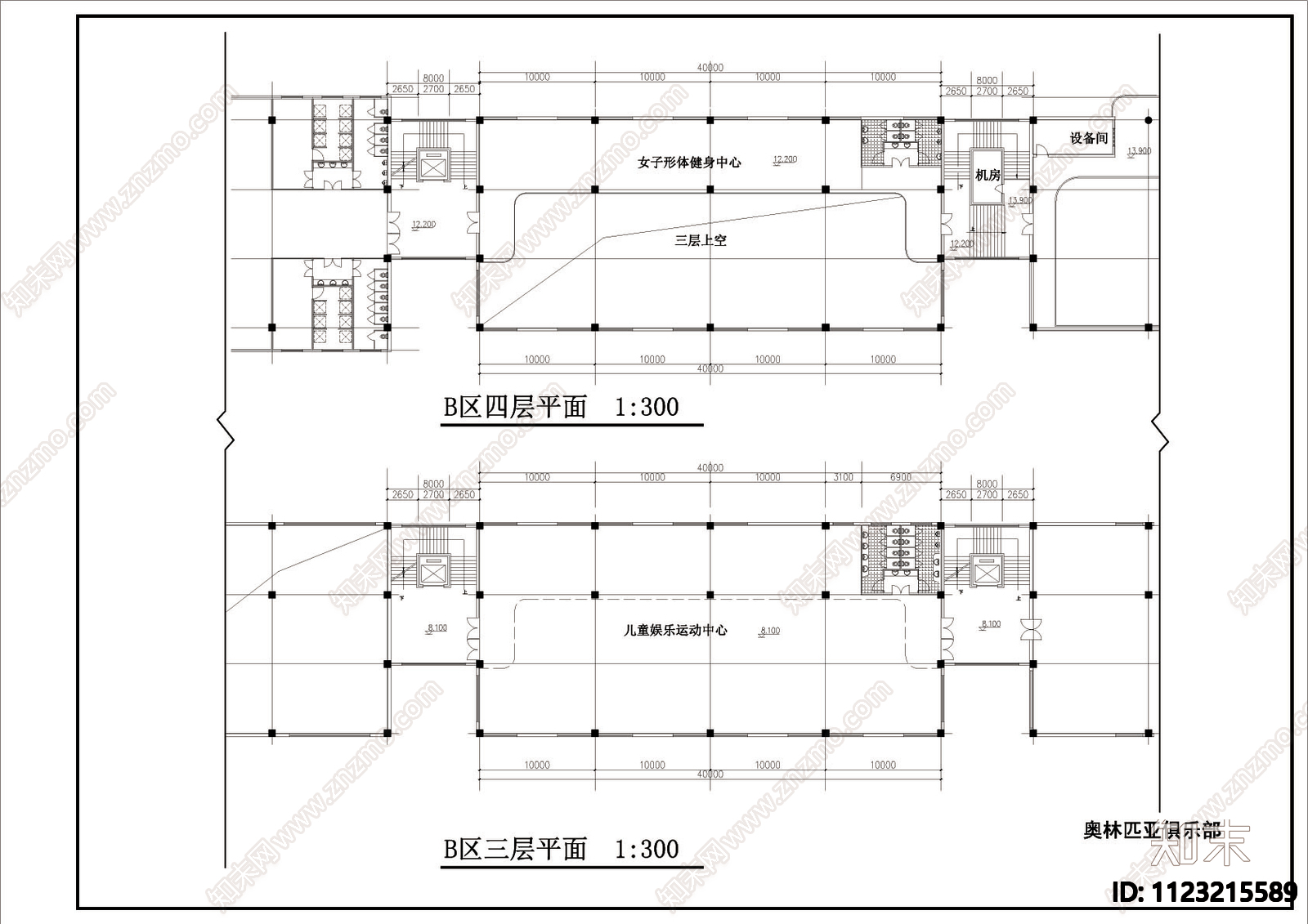体育馆建筑图cad施工图下载【ID:1123215589】