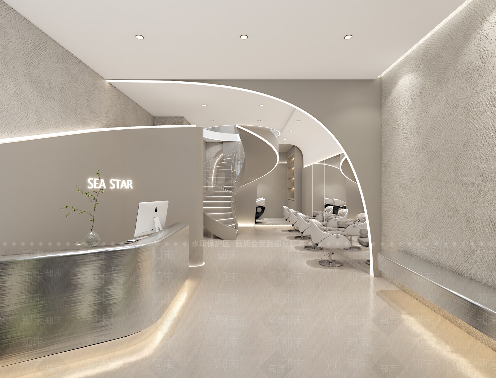 现代理发店3D模型下载【ID:1123233638】