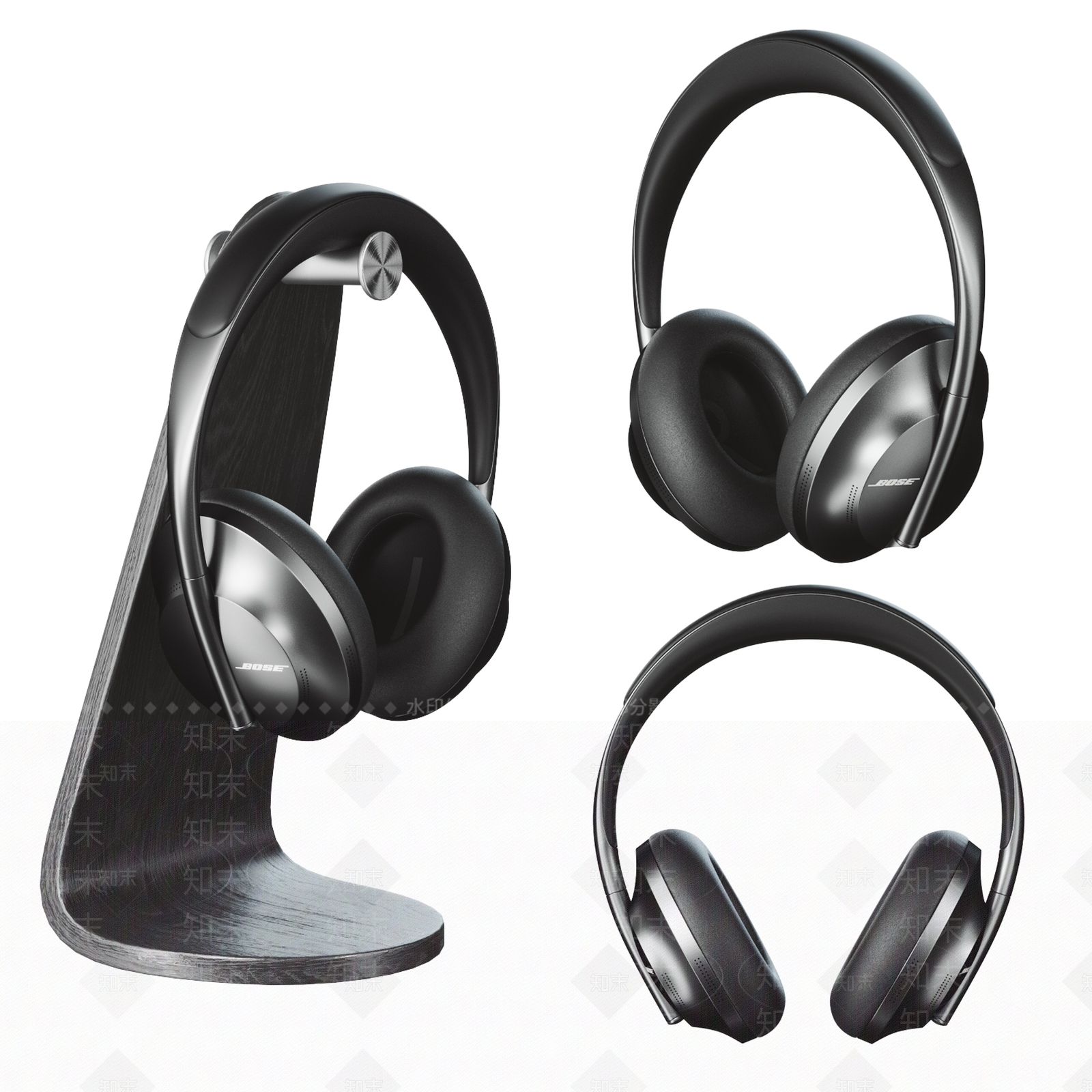 BOSE蓝牙降噪耳机3D模型下载【ID:1123244259】