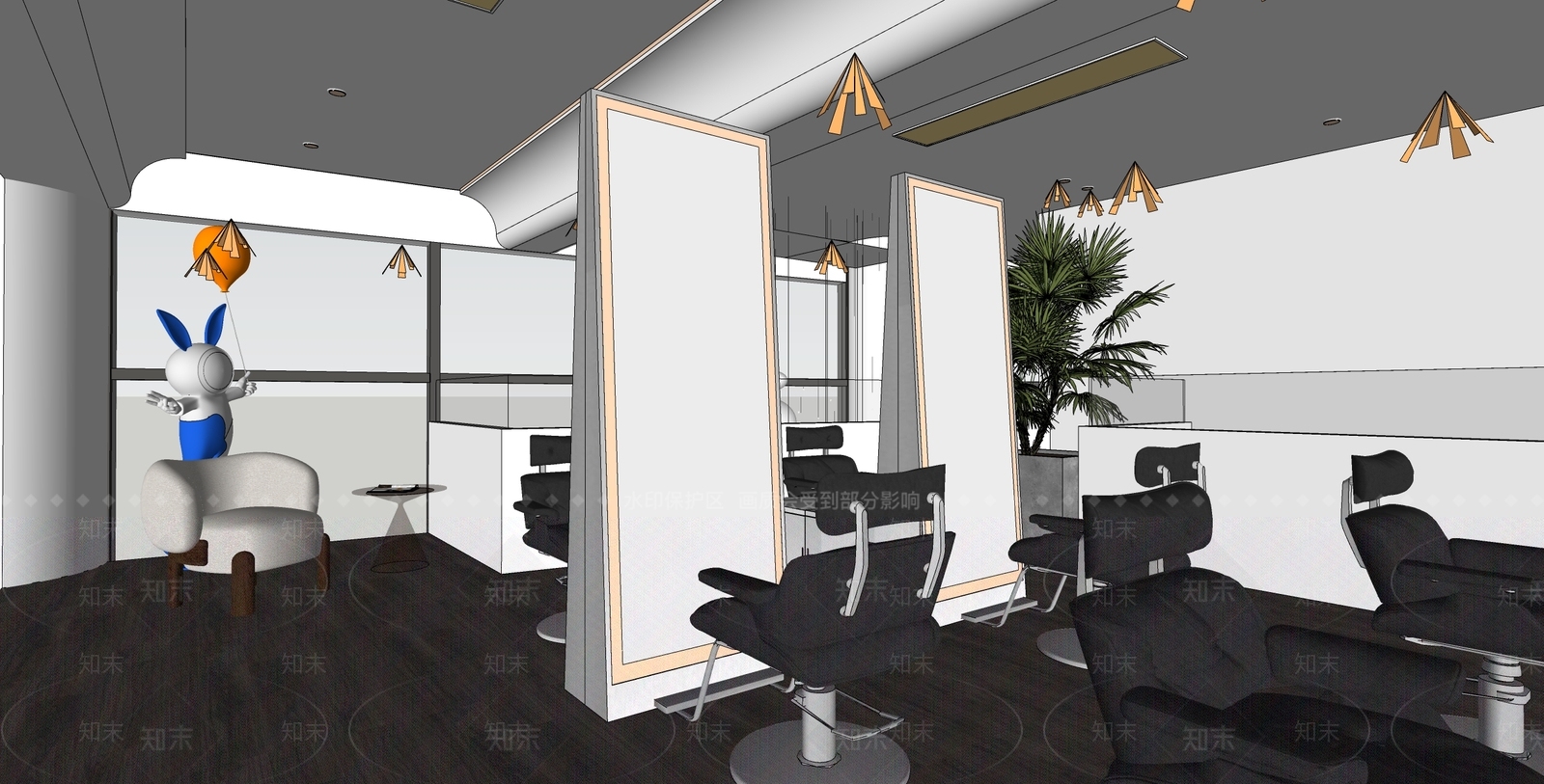现代理发店SU模型下载【ID:1123250729】