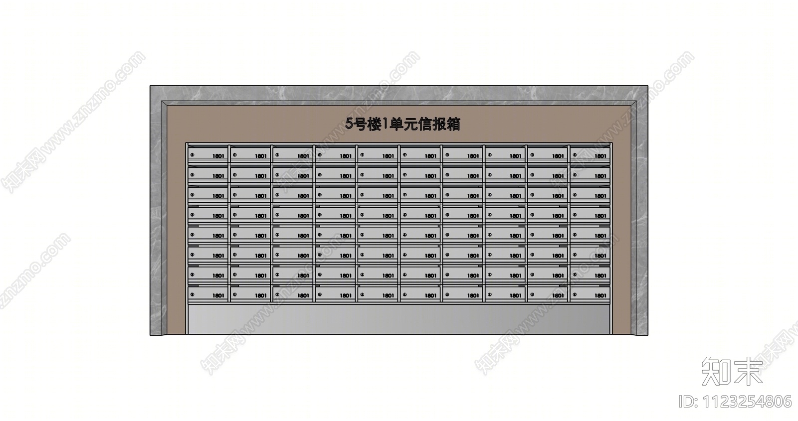 现代信报箱SU模型下载【ID:1123254806】