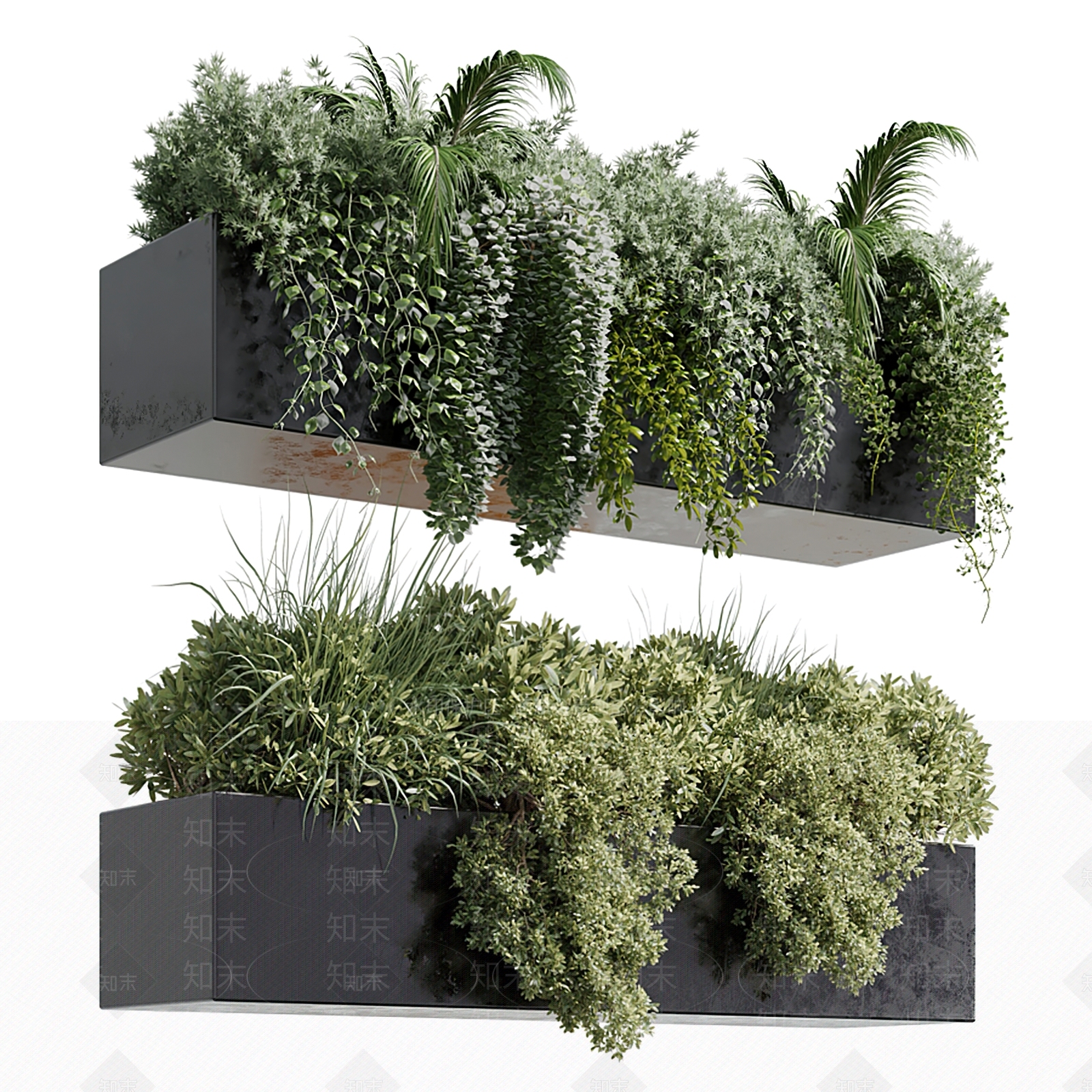 植物花箱3D模型下载【ID:1123274829】