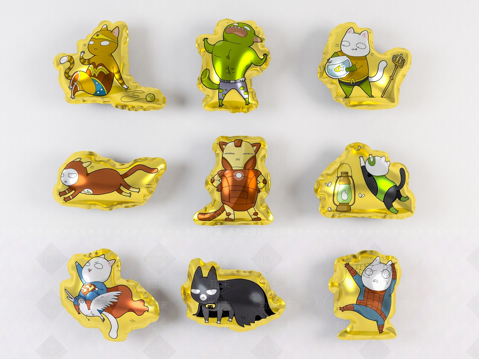 现代家居装饰气球3D模型下载【ID:1123277953】