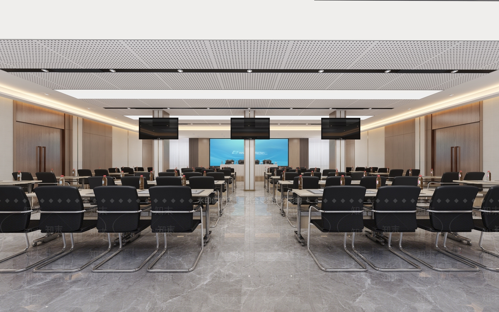 现代报告厅3D模型下载【ID:1123294895】