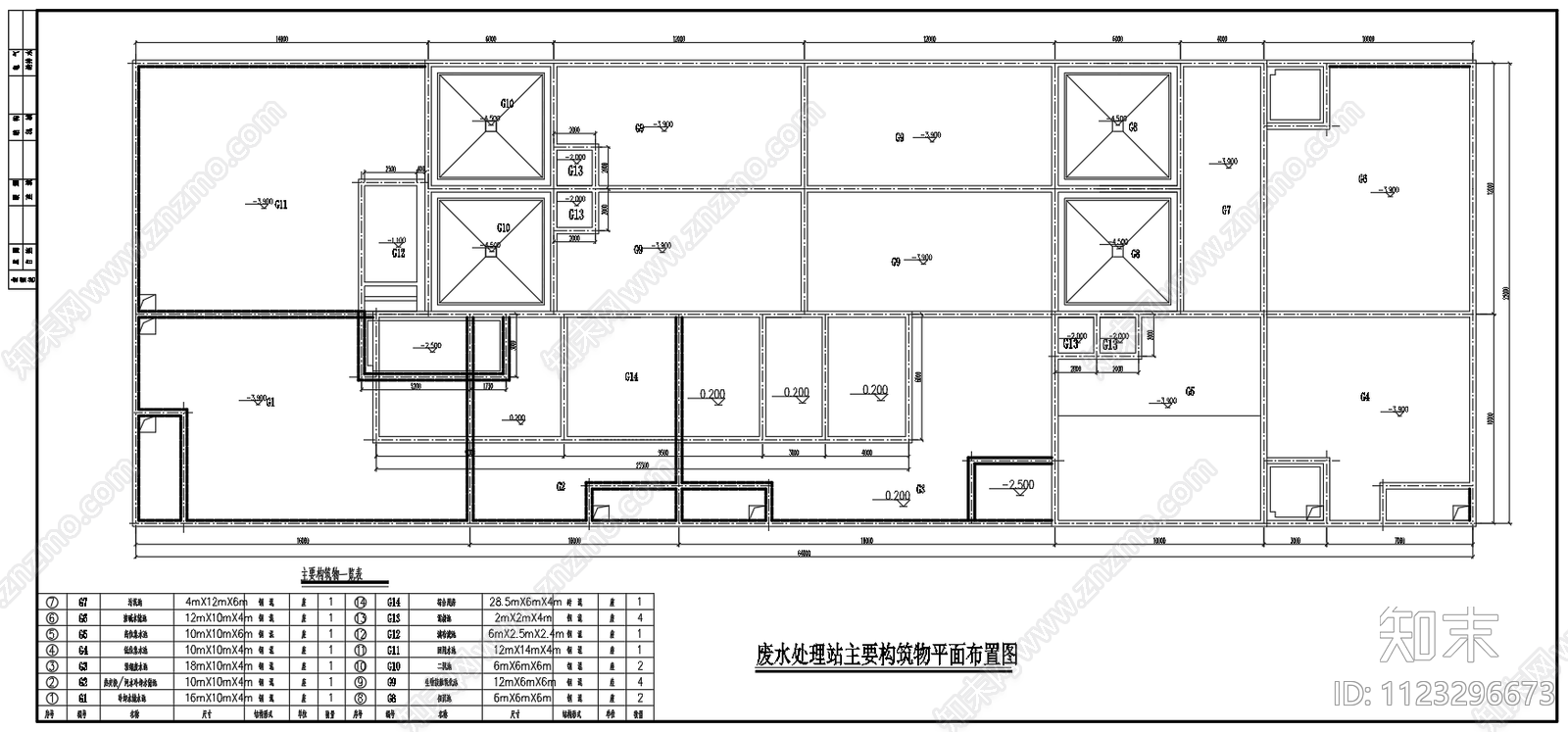 2400吨天印染类废水生物接触氧化处理高程图系统图cad施工图下载【ID:1123296673】