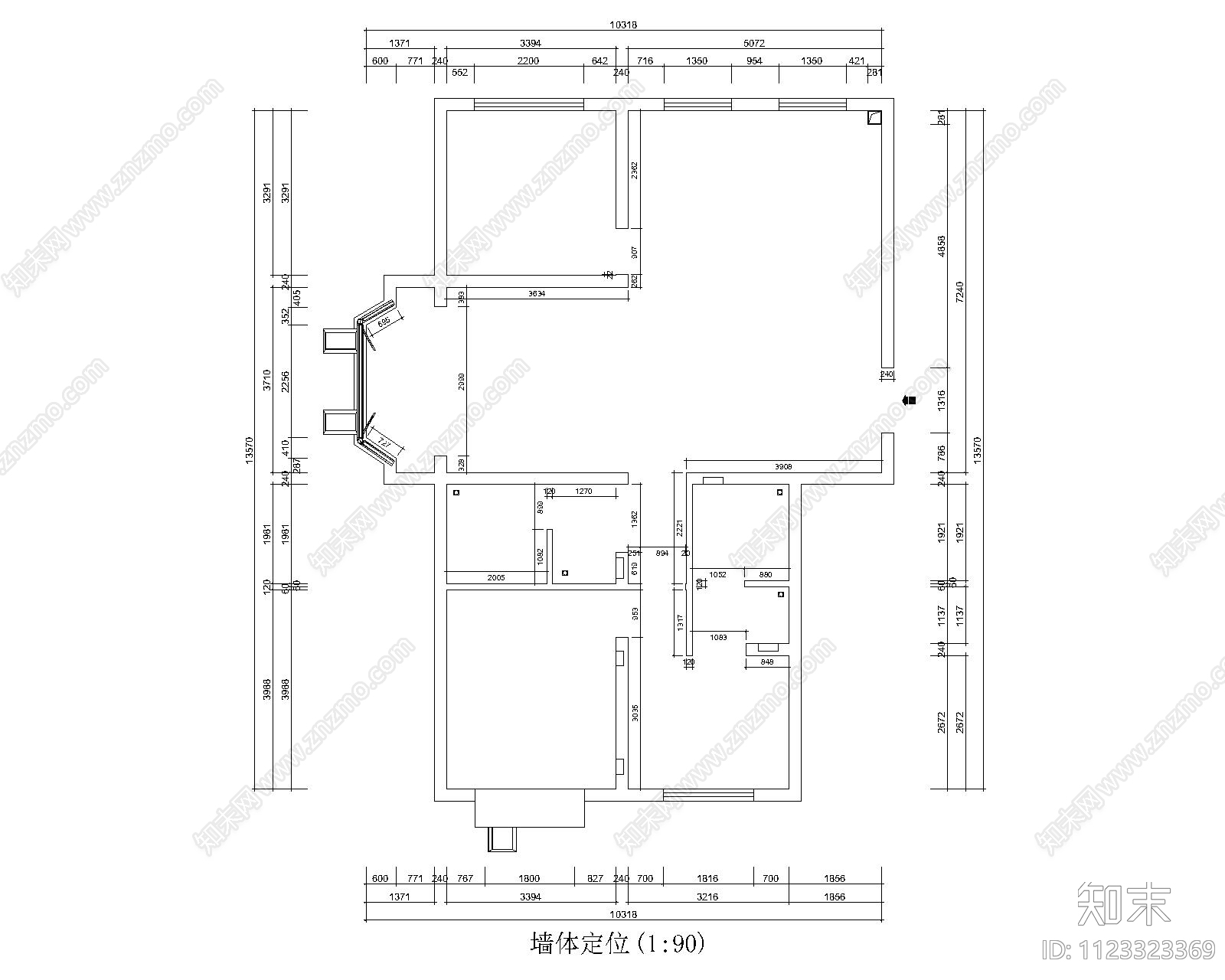 法式美瑞龙源cad施工图下载【ID:1123323369】