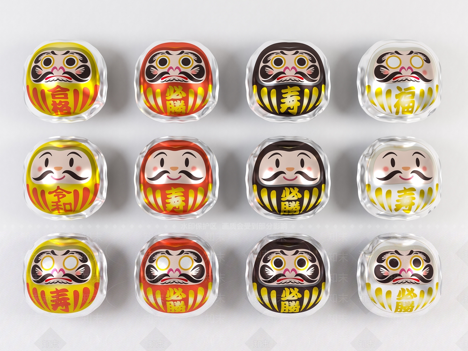 现代装饰气球3D模型下载【ID:1123335601】