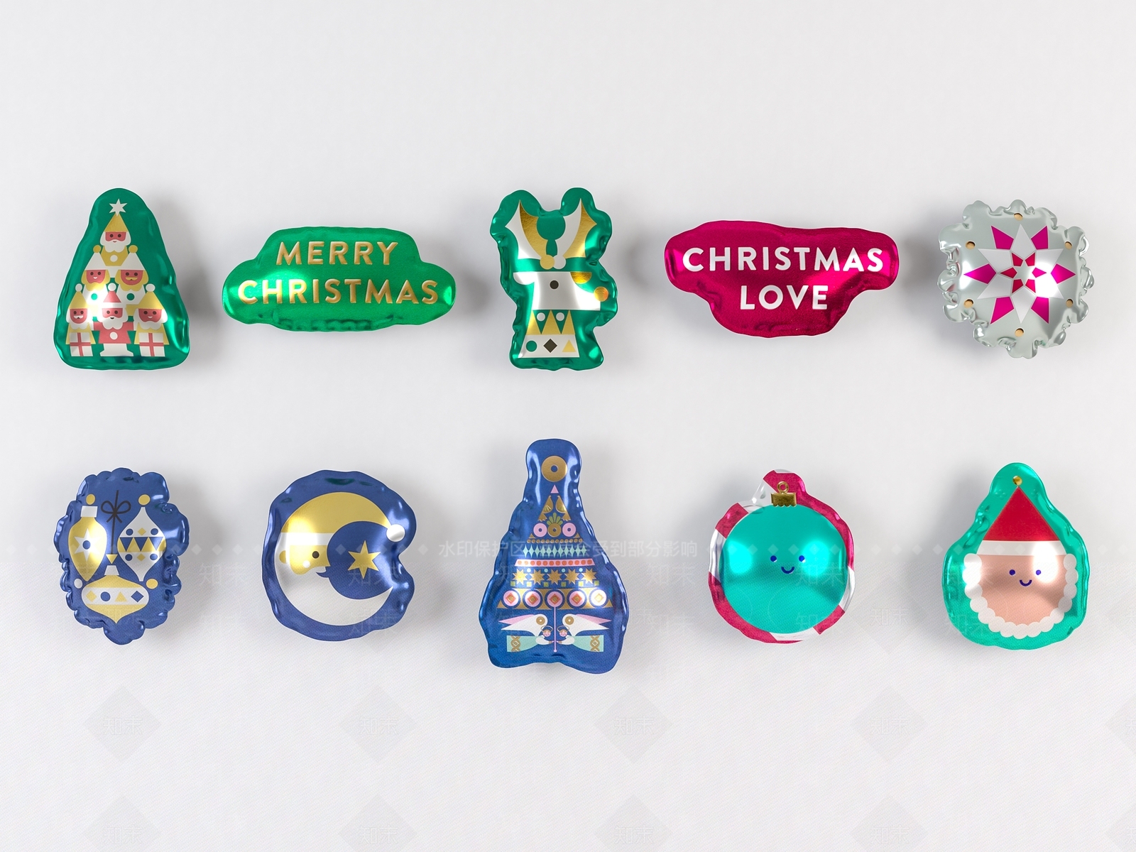 现代装饰气球3D模型下载【ID:1123335669】