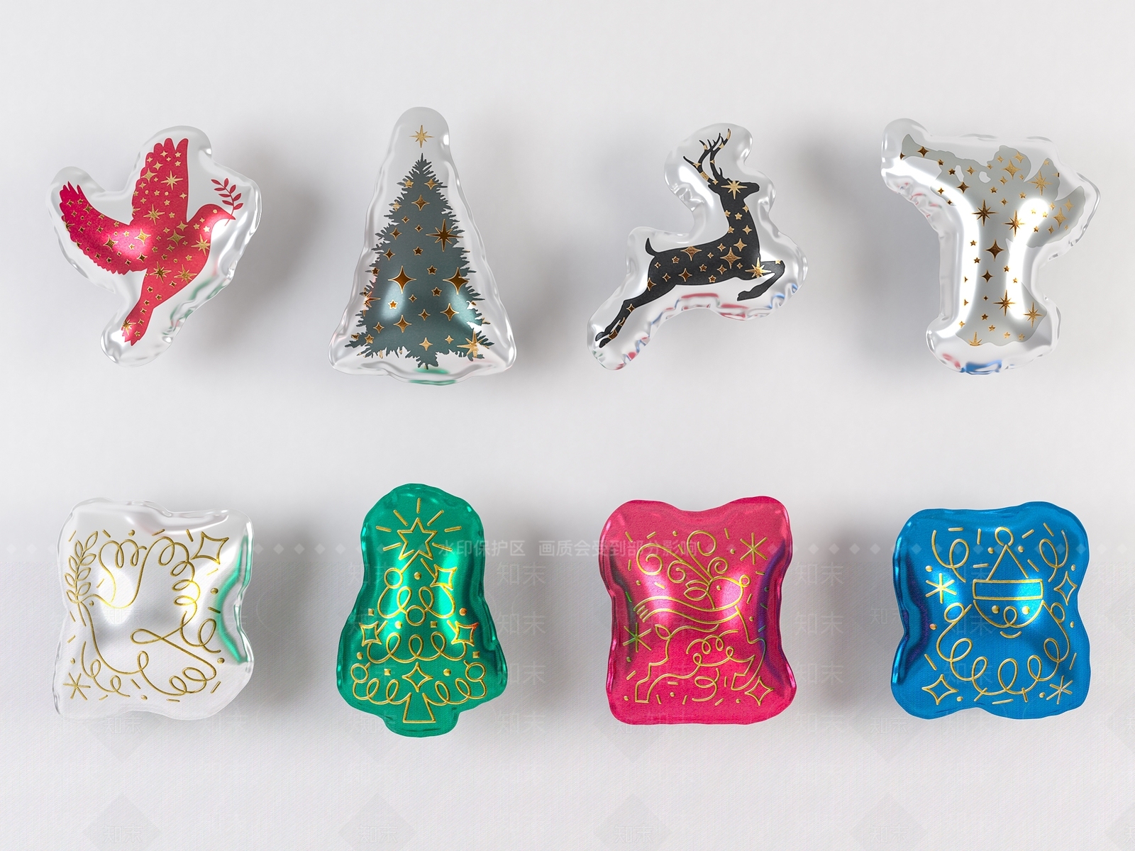 现代装饰气球3D模型下载【ID:1123335724】