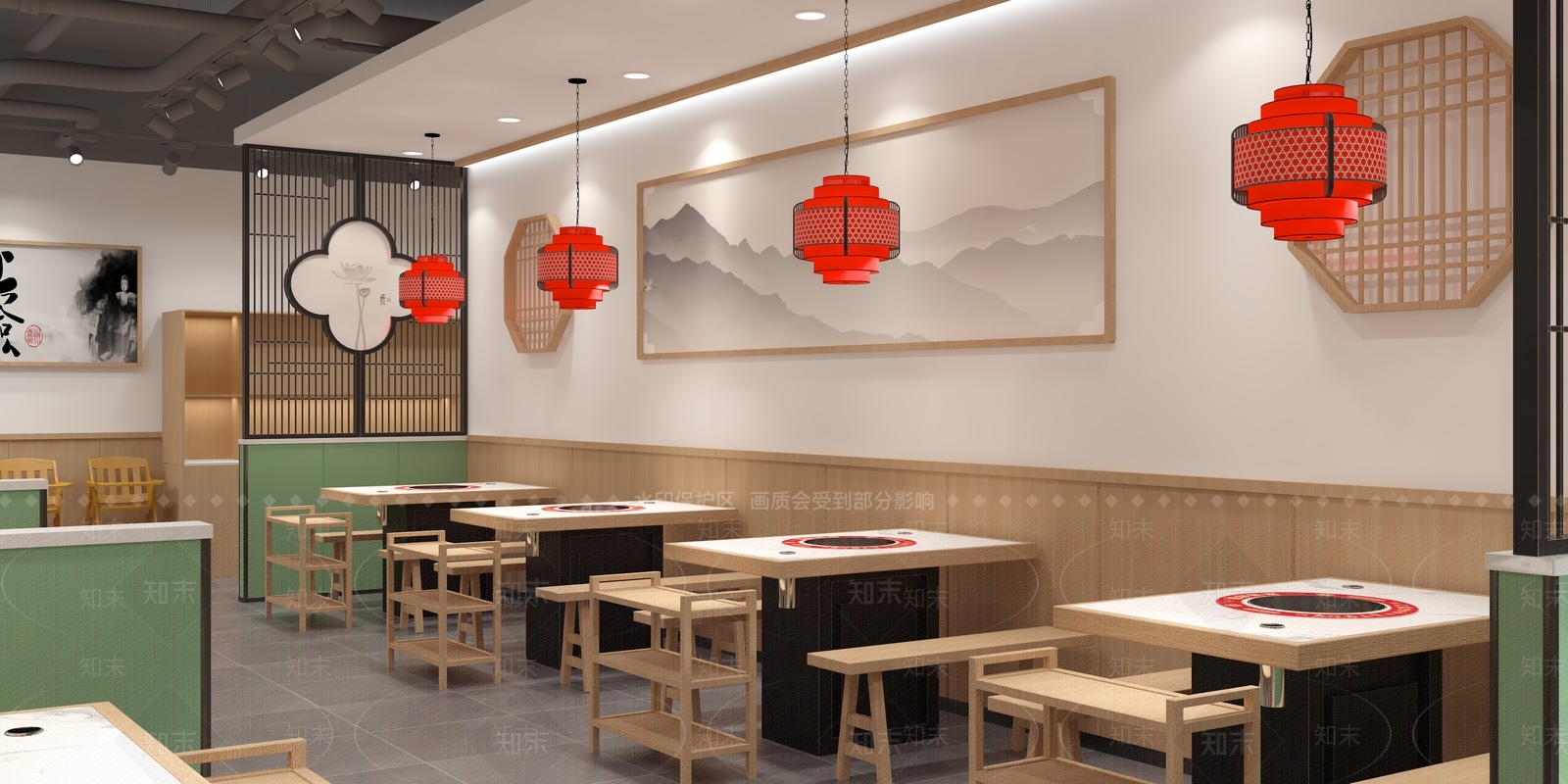 中式串串店3D模型下载【ID:1123355304】