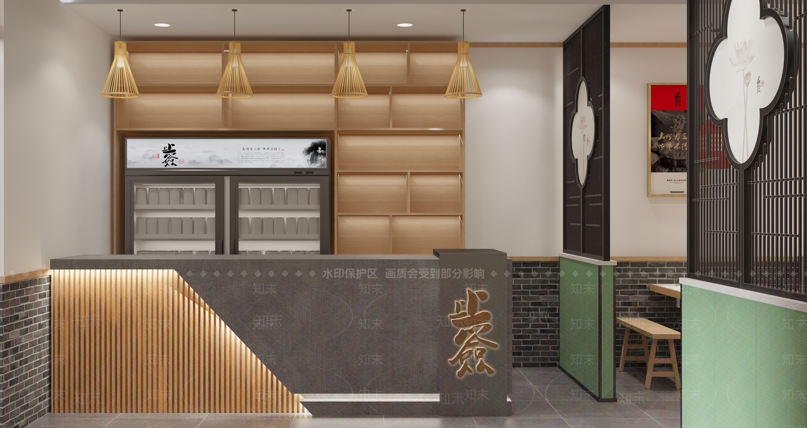 中式串串店3D模型下载【ID:1123355304】