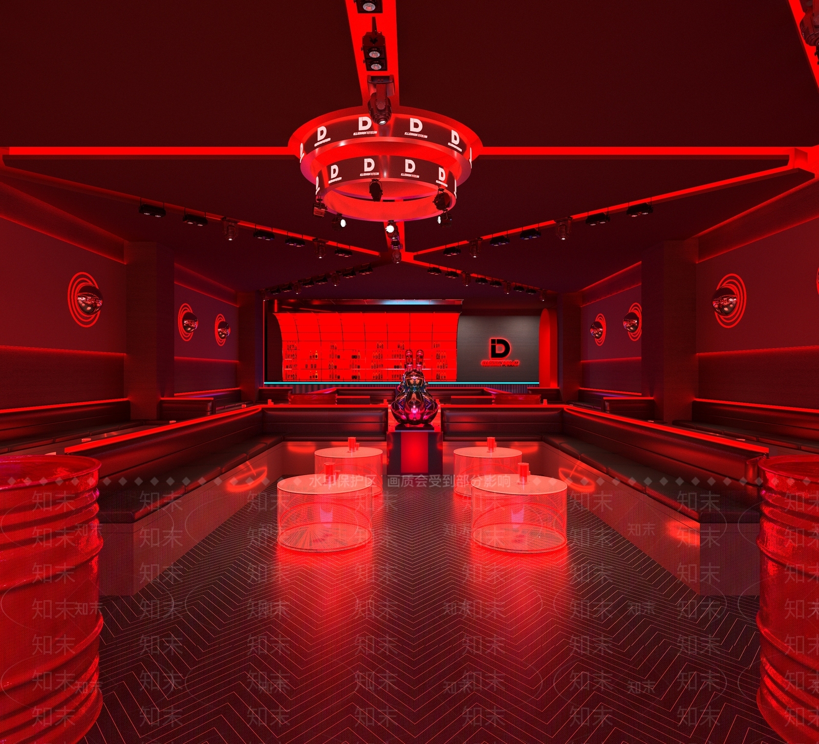 现代酒吧3D模型下载【ID:1123356551】_知末3d模型网