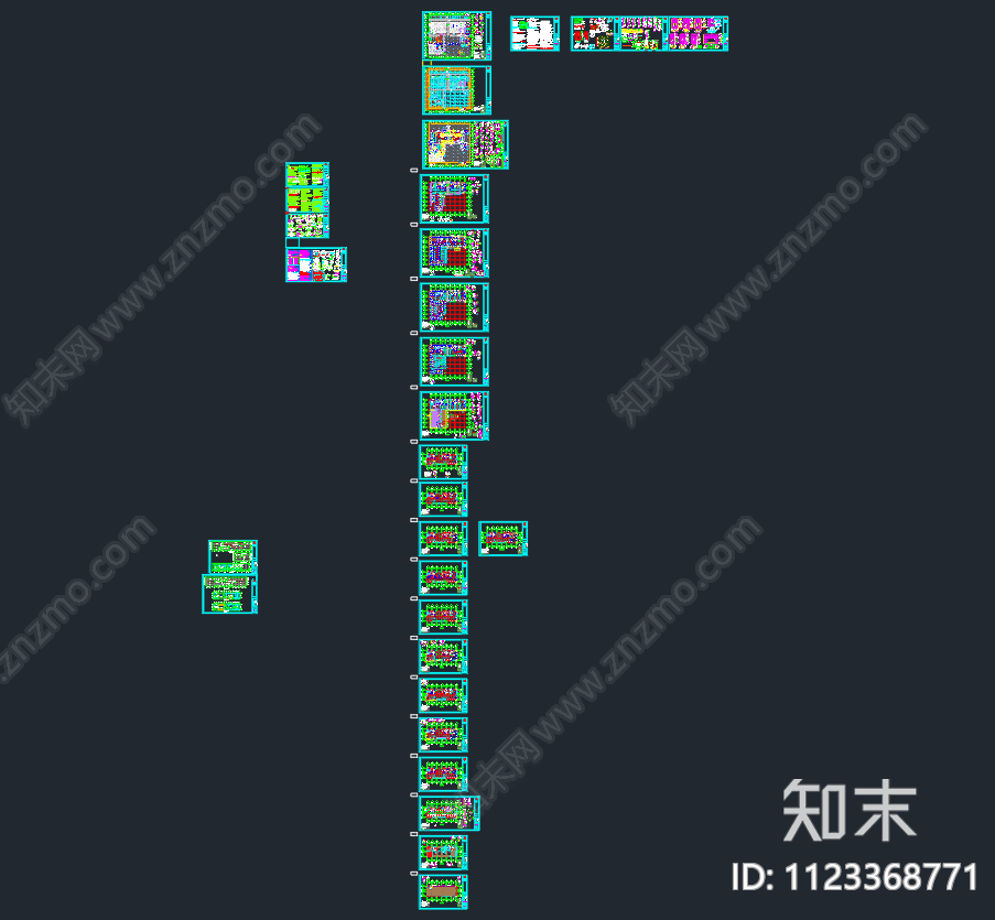 多层框架结构办公楼结构施工图施工图下载【ID:1123368771】