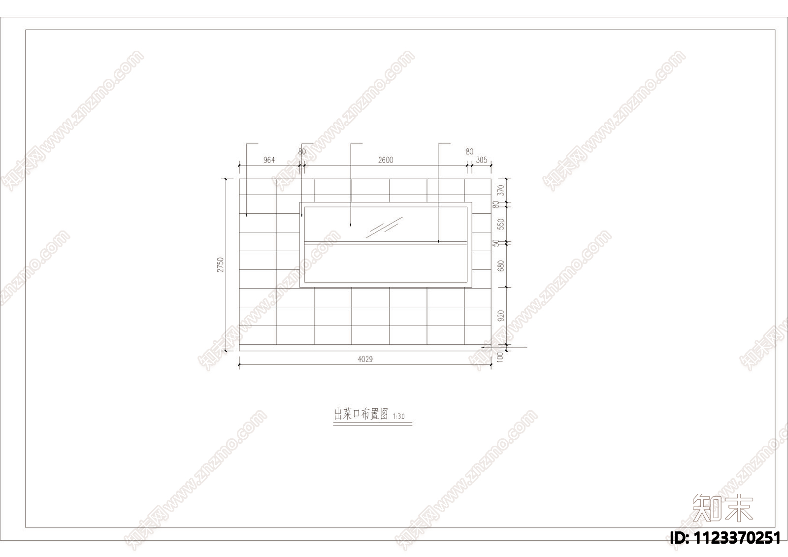 中餐厅布置和给排水电路图cad施工图下载【ID:1123370251】