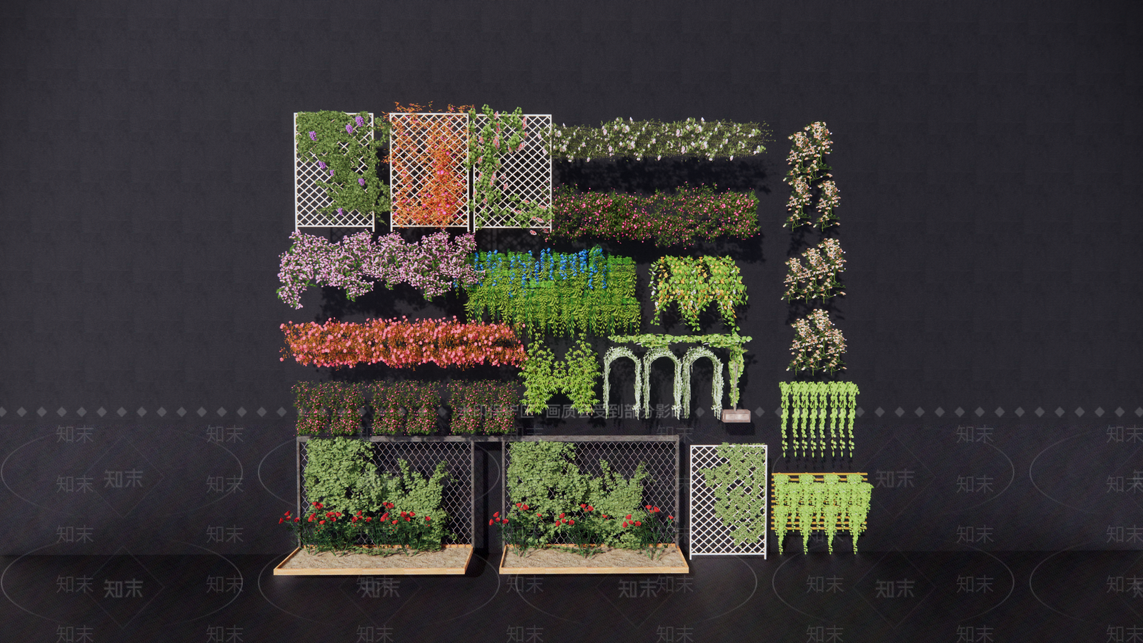 藤本类植物SU模型下载【ID:1123613516】