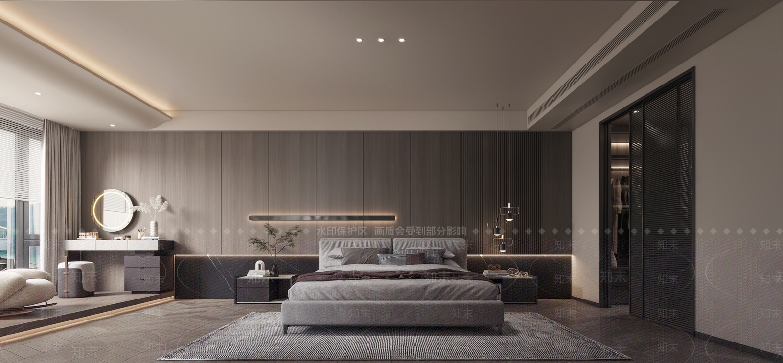 现代书房3D模型下载【ID:1221757764】