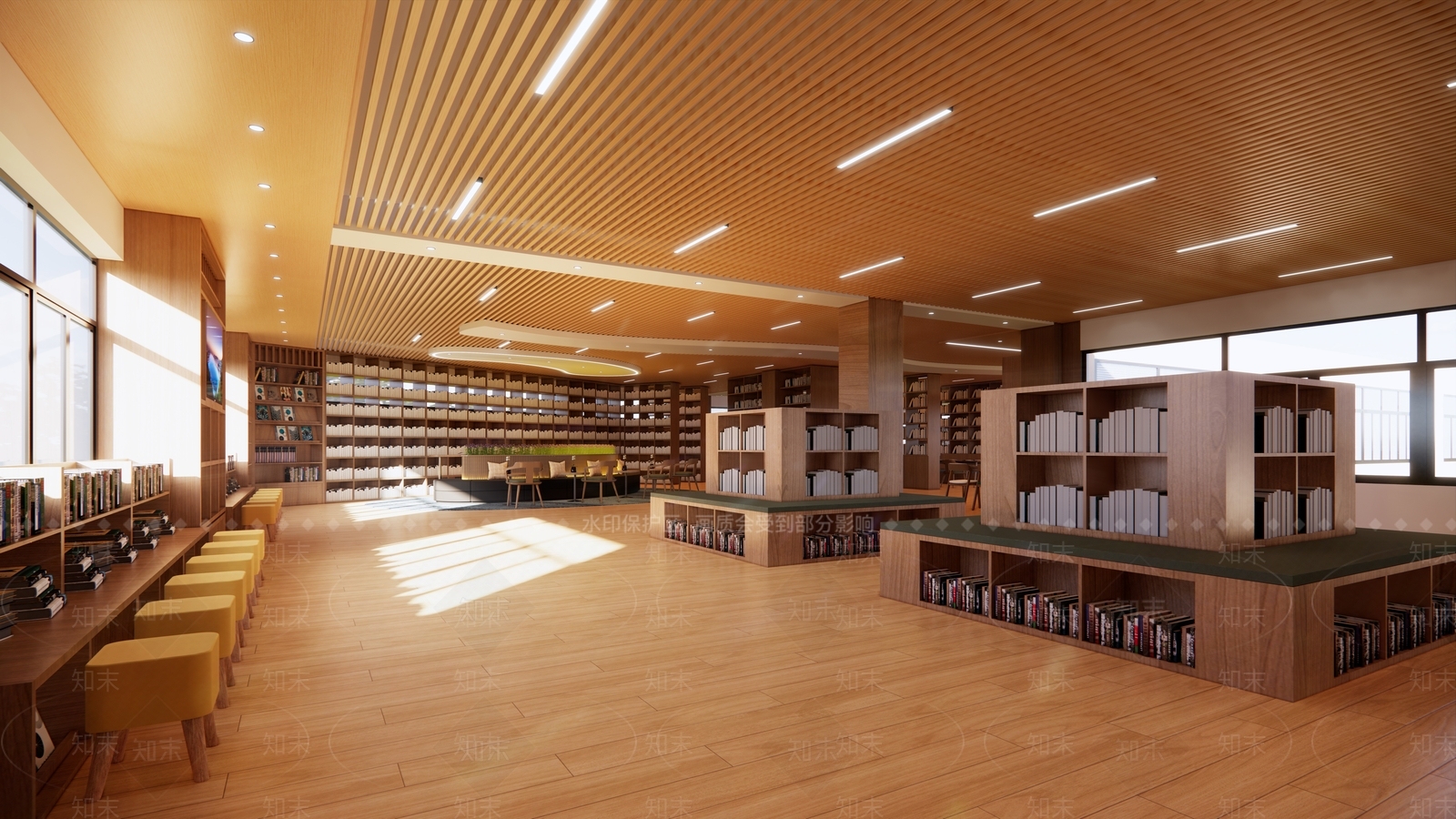 现代书店SU模型下载【ID:1123637687】