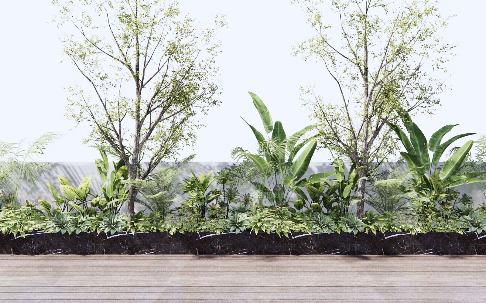 植物堆3D模型下载【ID:1123457147】