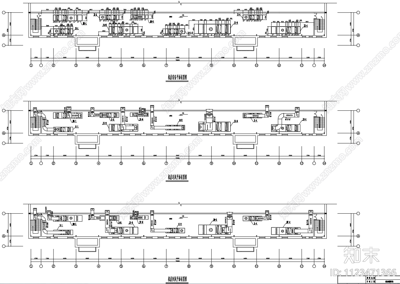 药厂洁净厂房净化空调设计CAD图施工图下载【ID:1123471366】