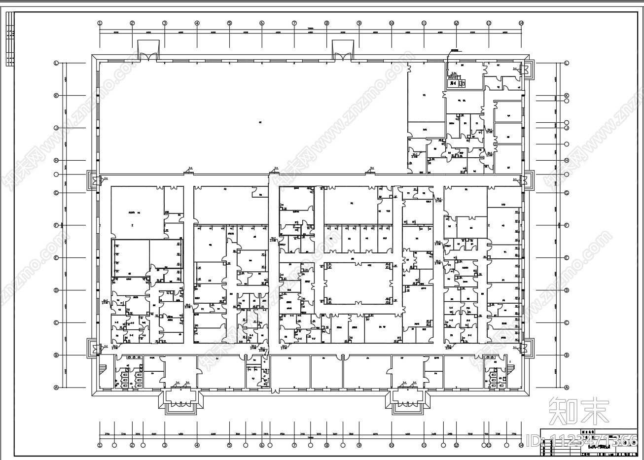 药厂洁净厂房净化空调设计CAD图施工图下载【ID:1123471366】