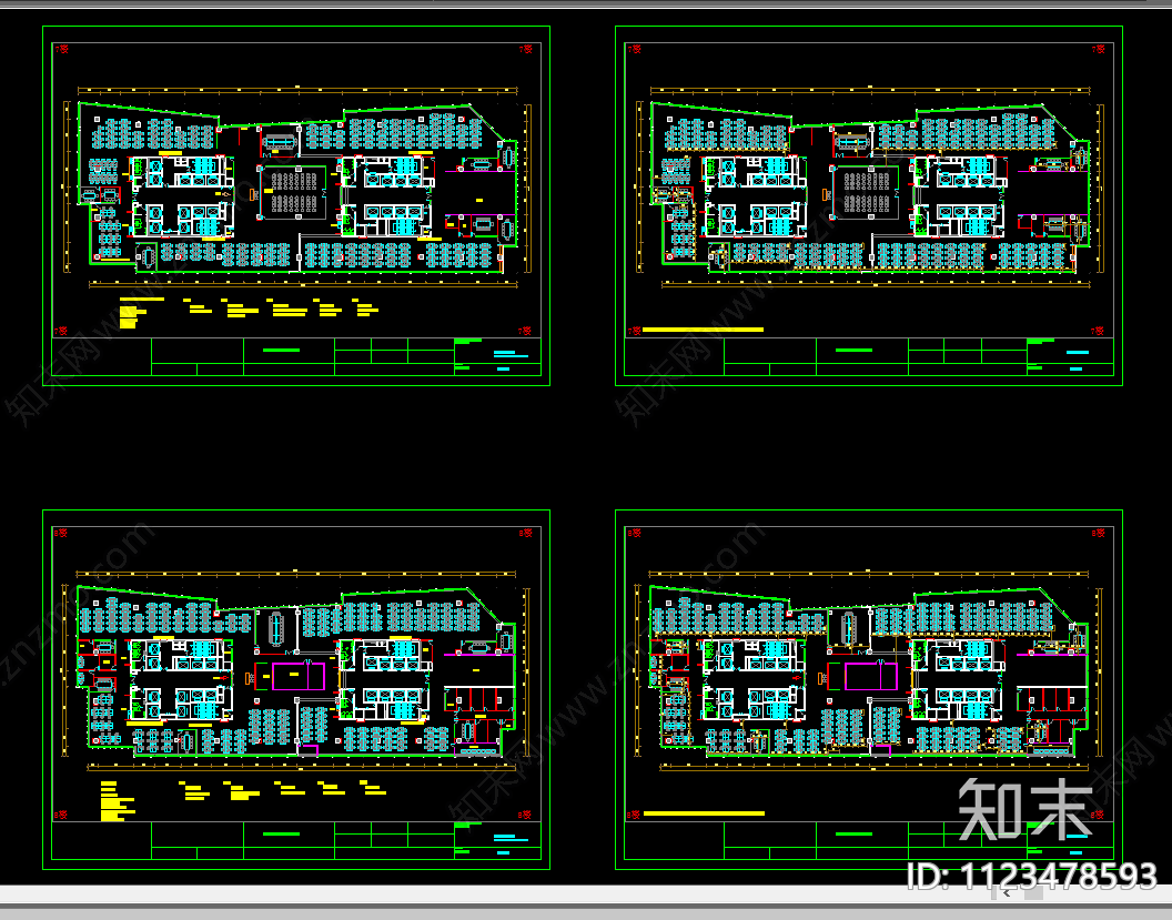 现代电气系统图cad施工图下载【ID:1123478593】