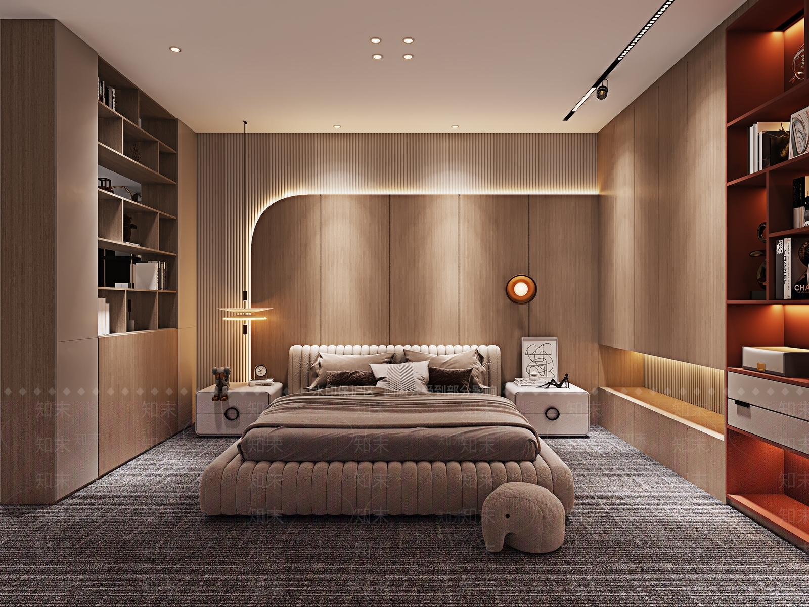 现代家装定制展厅3D模型下载【ID:1123492783】