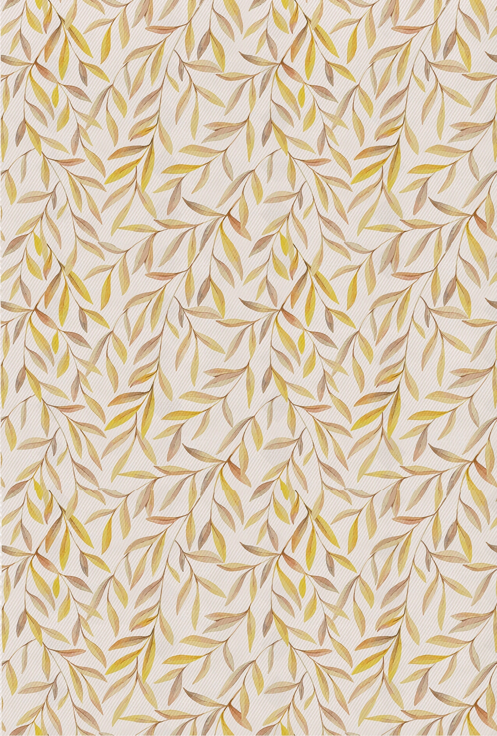 黄棕色植物印花壁纸贴图下载【ID:1123546249】