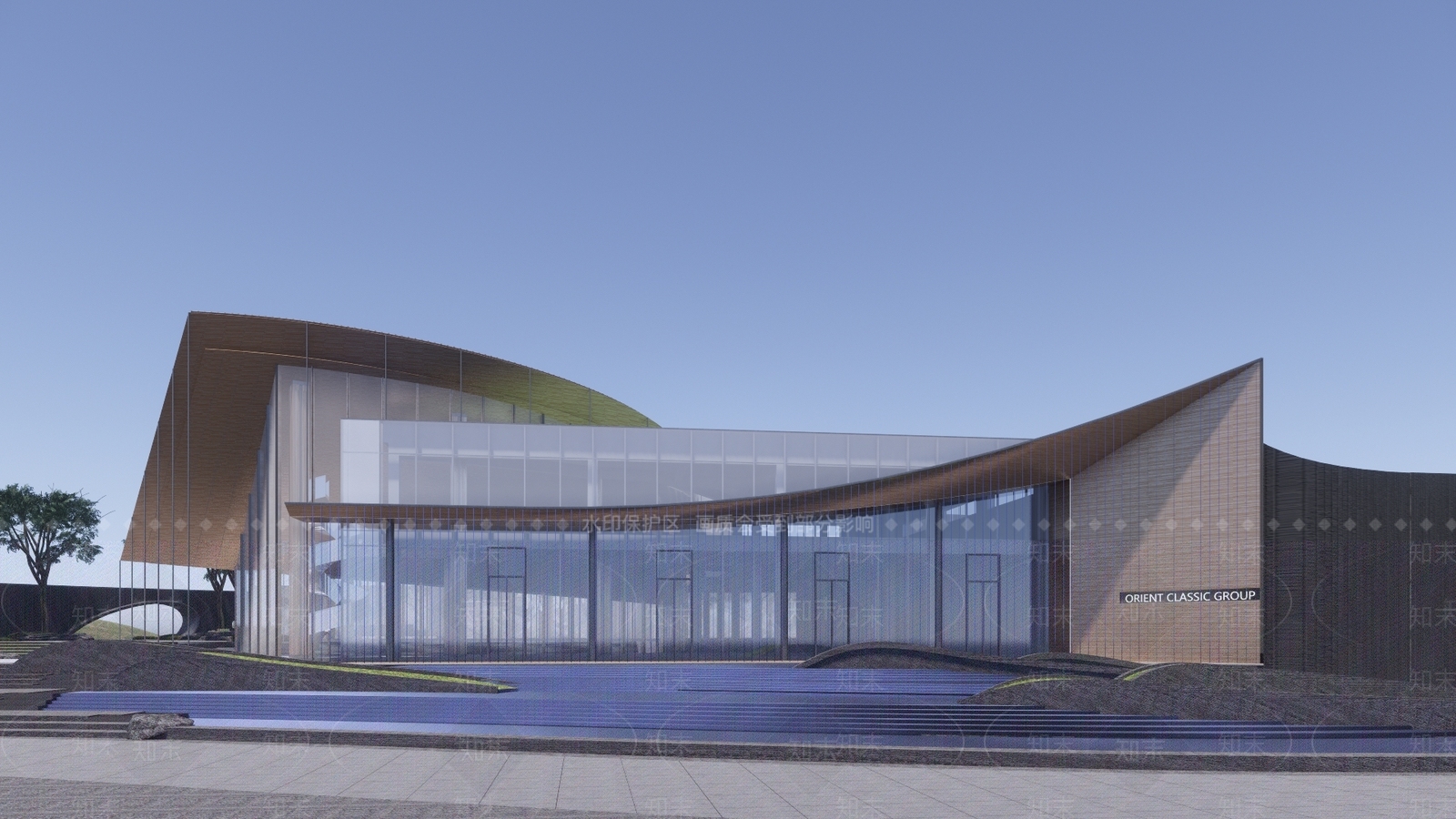 售楼处建筑SU模型精品下载_SketchUp模型_知末网
