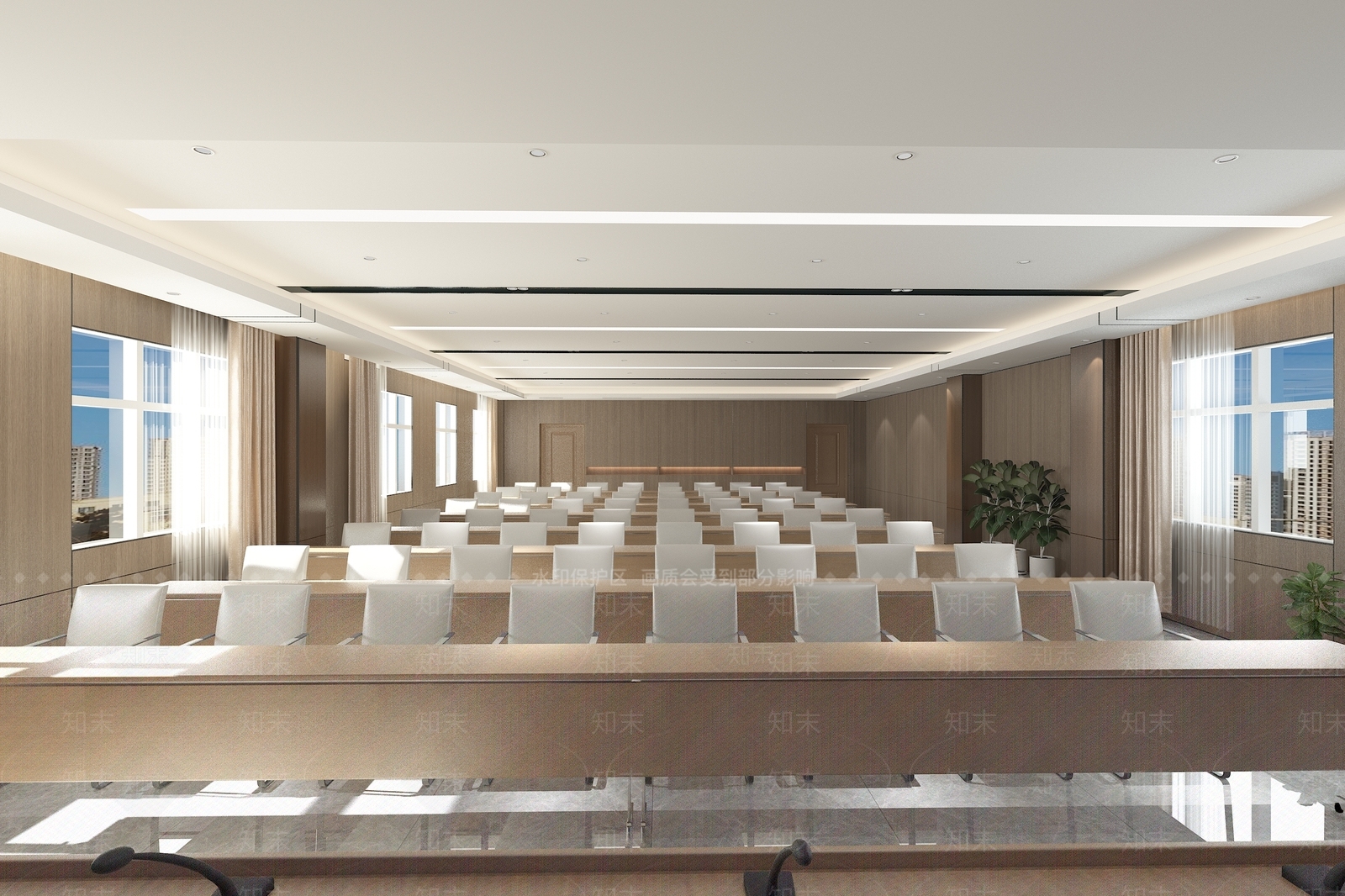 现代报告厅3D模型下载【ID:1152148757】