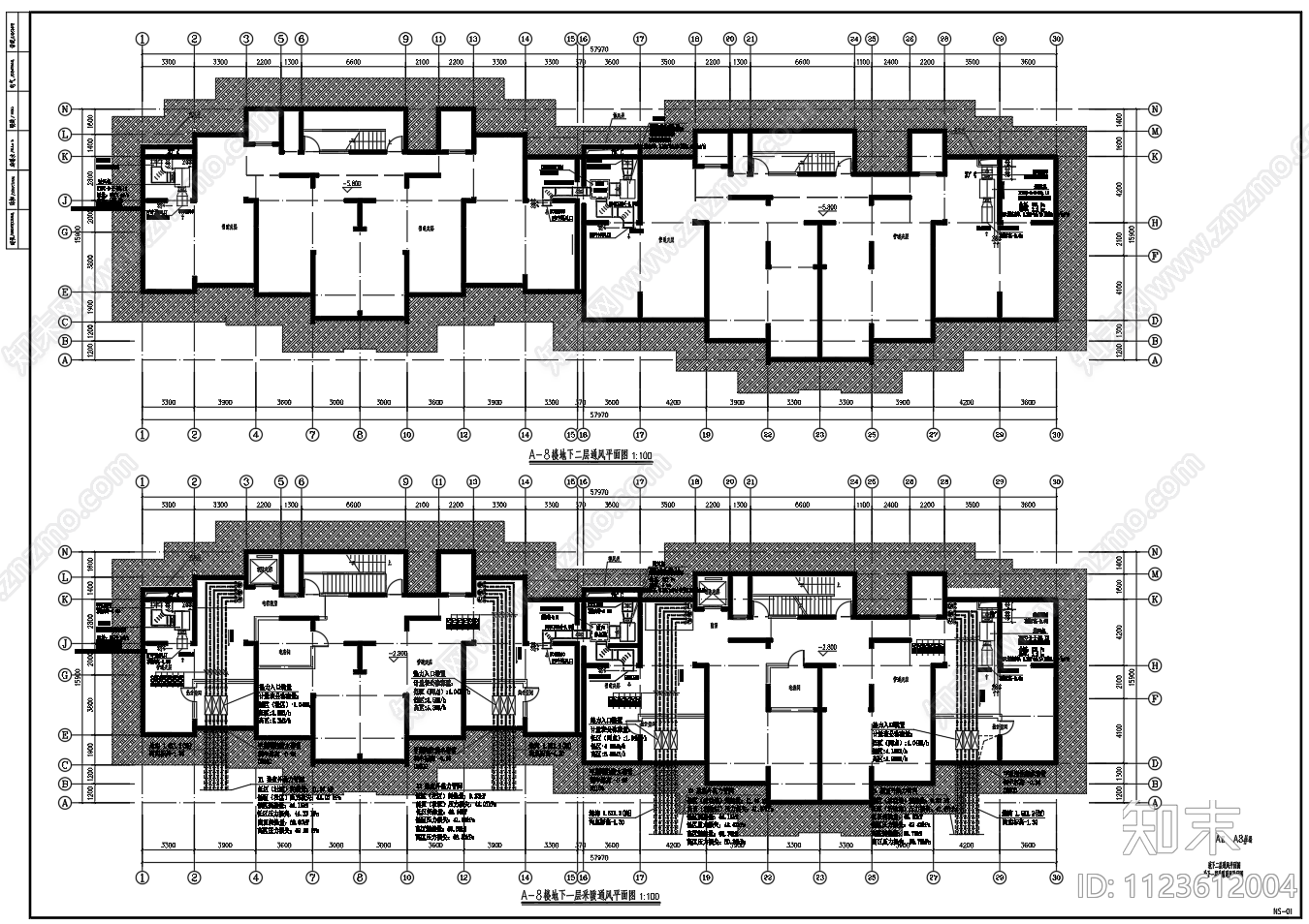 高层住宅建筑楼采暖系统设计施工图下载【ID:1123612004】