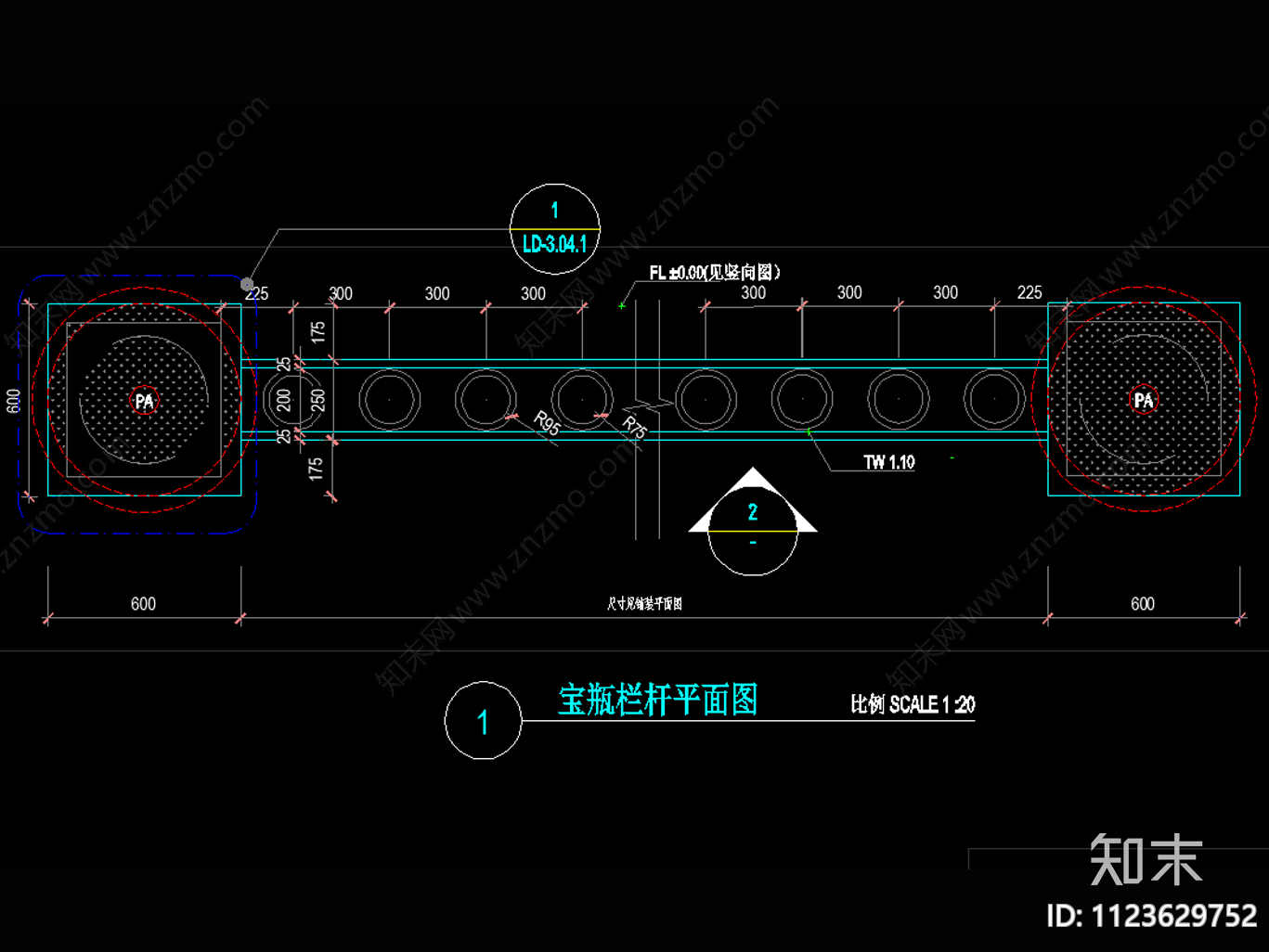 欧式cad施工图下载【ID:1123629752】