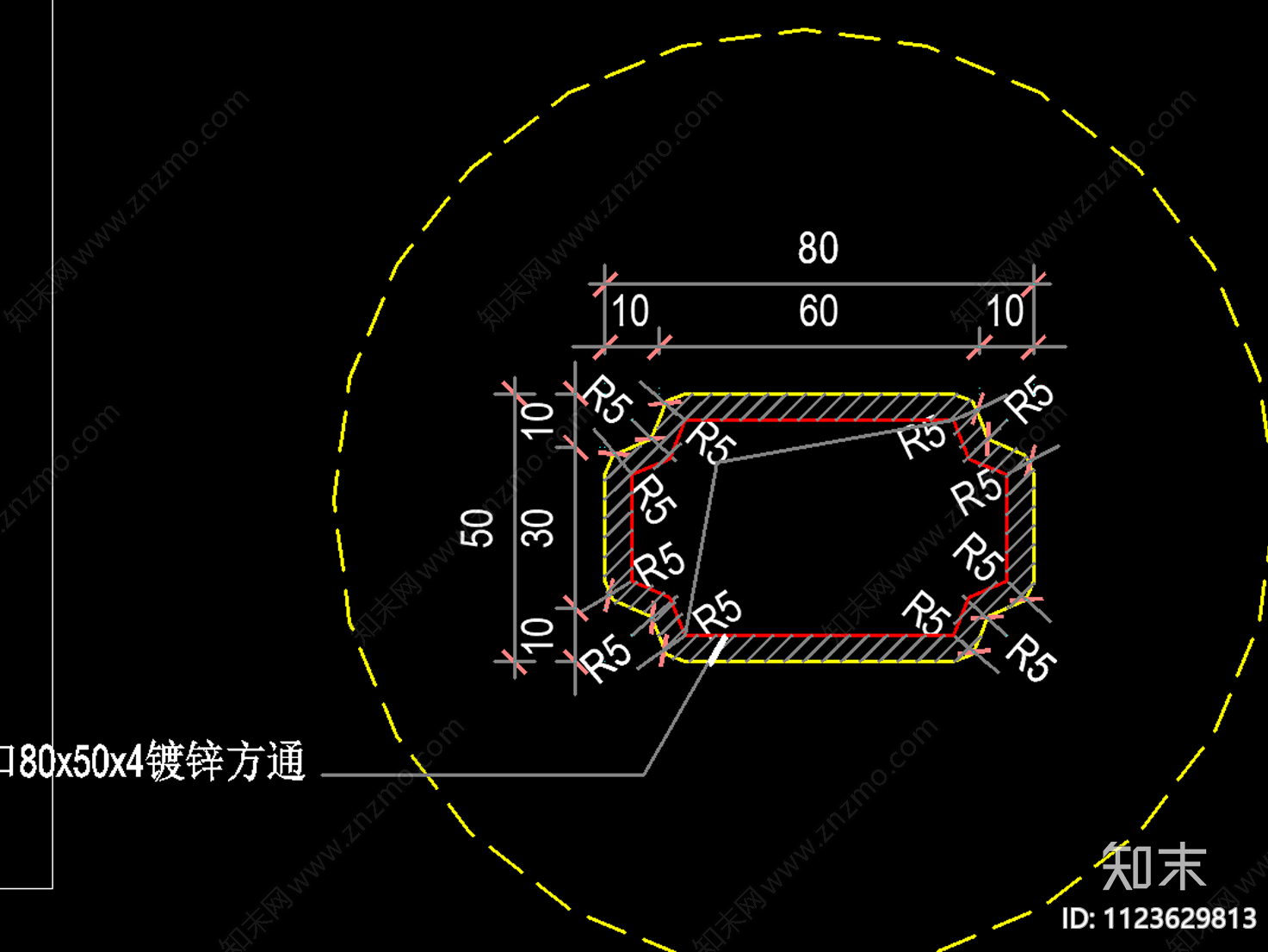 欧式铁艺栏杆cad施工图下载【ID:1123629813】