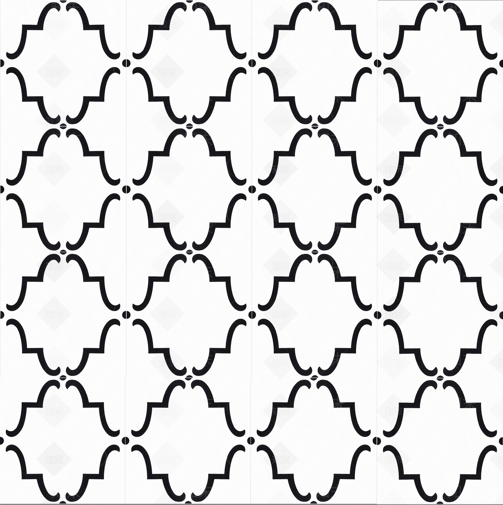 黑白网格纹花砖贴图下载【ID:1123647452】
