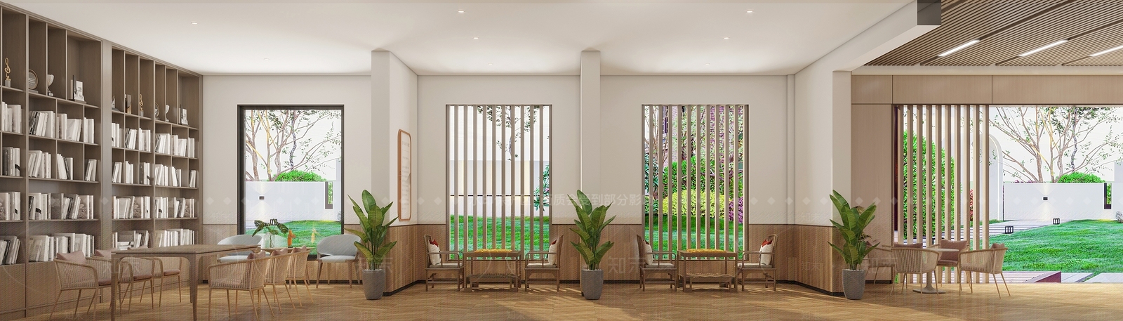 现代老年活动中心3D模型下载【ID:1123669290】