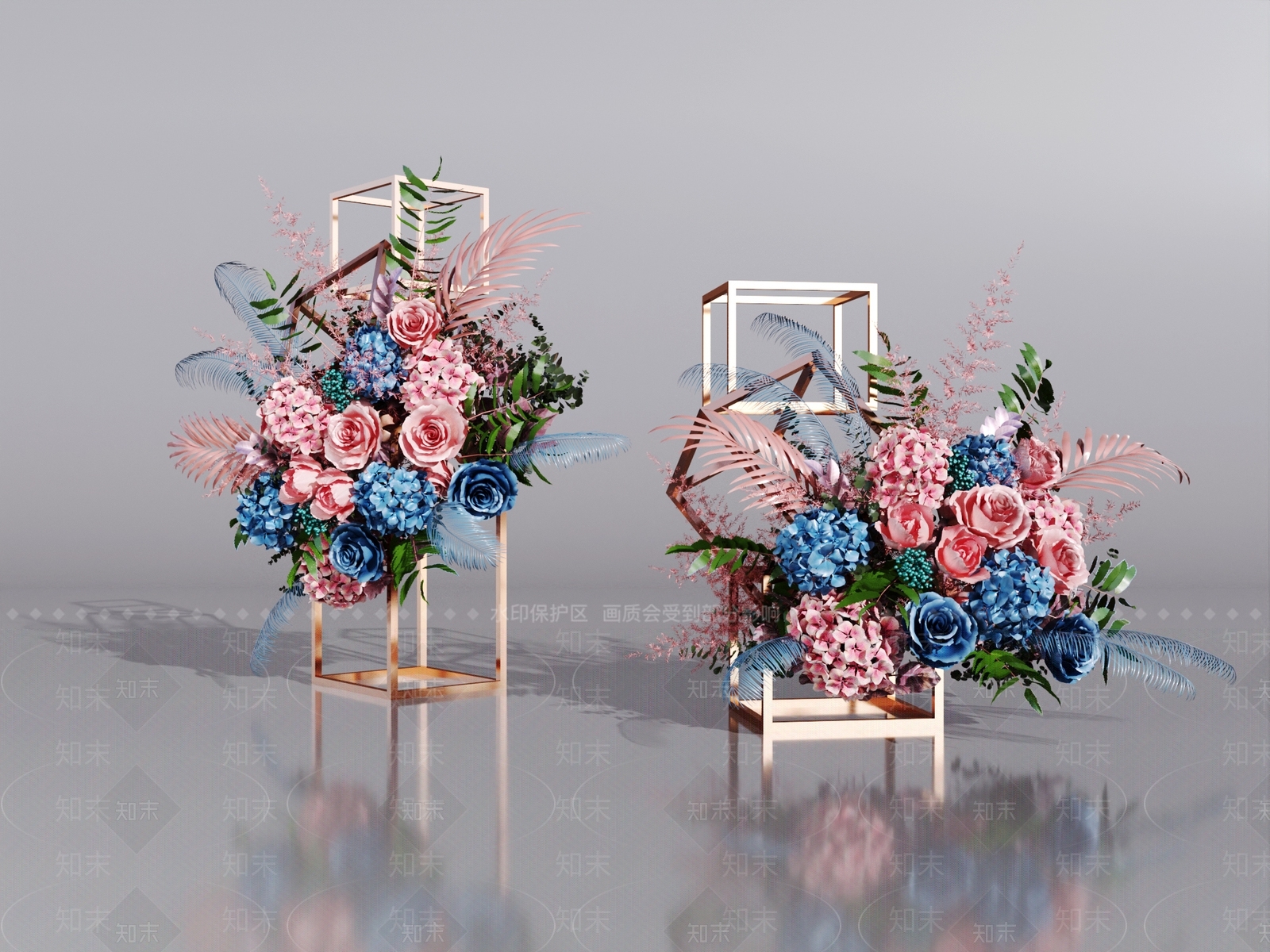 花艺美陈3D模型下载【ID:1123682120】