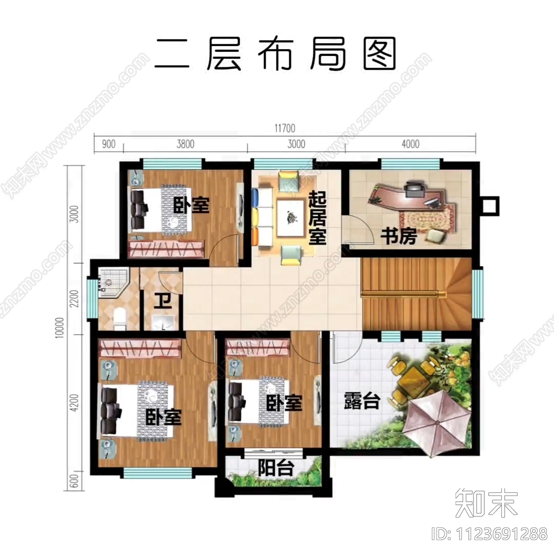 新中式自建房施工图下载【ID:1123691288】