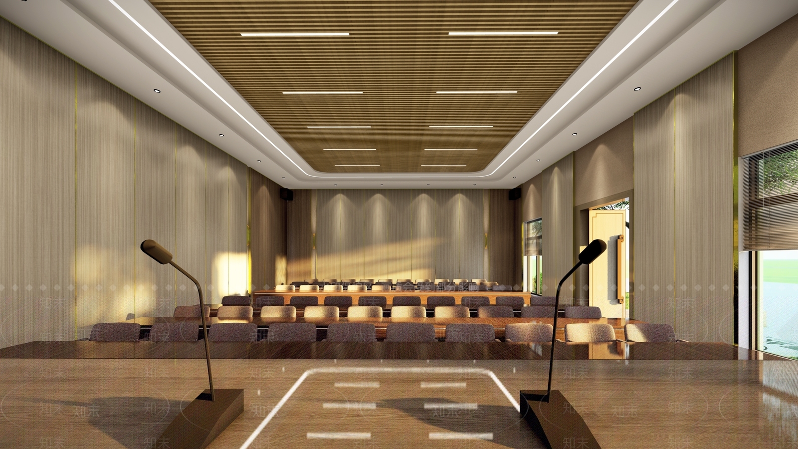 现代报告厅SU模型下载【ID:1123936008】