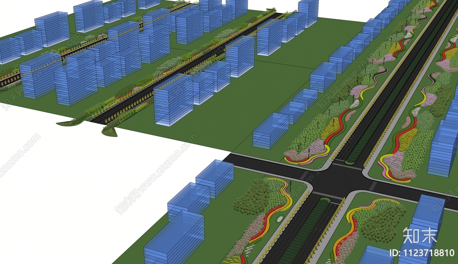 现代道路SU模型下载【ID:1123718810】