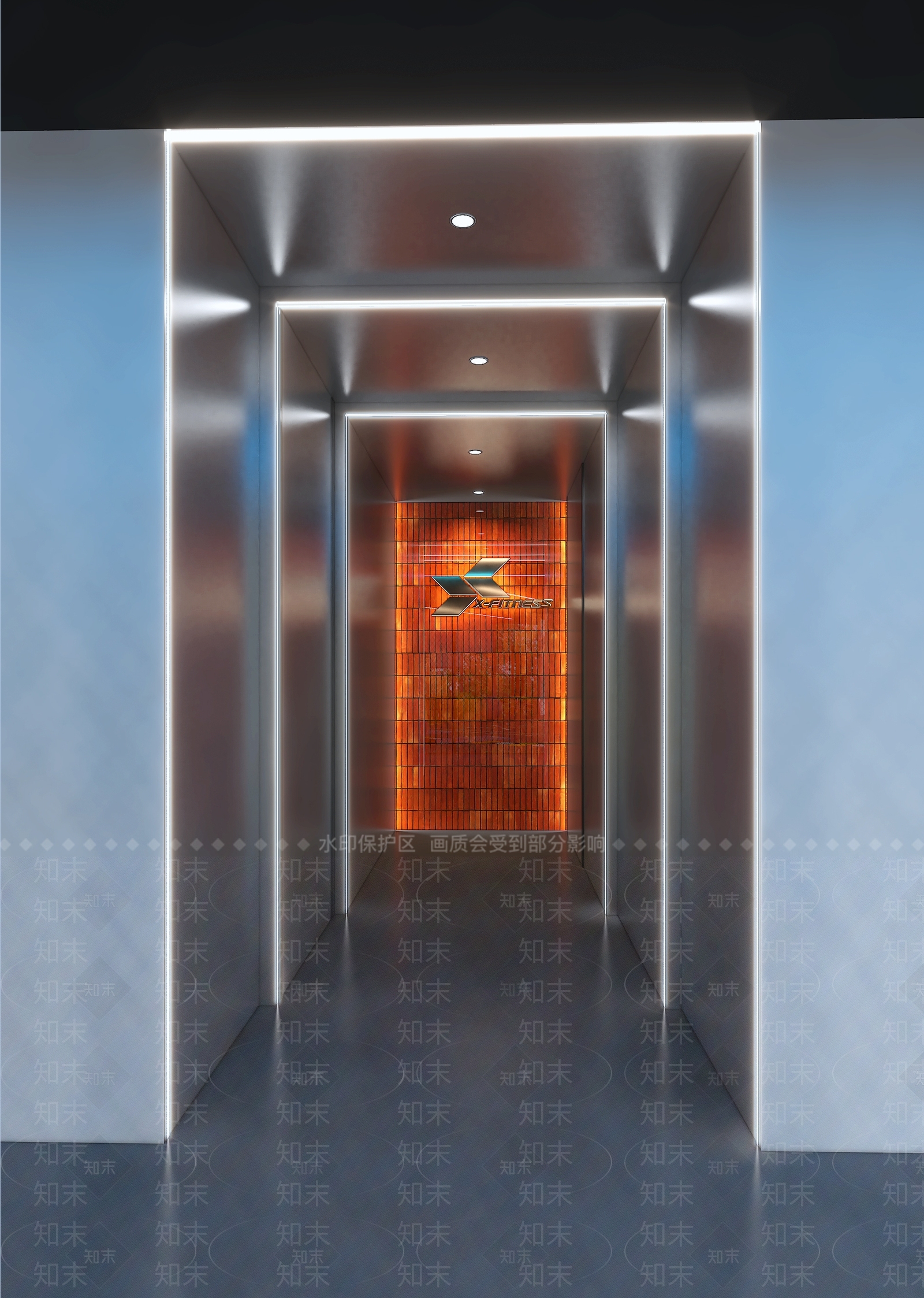工业风健身房3D模型下载【ID:1123730183】