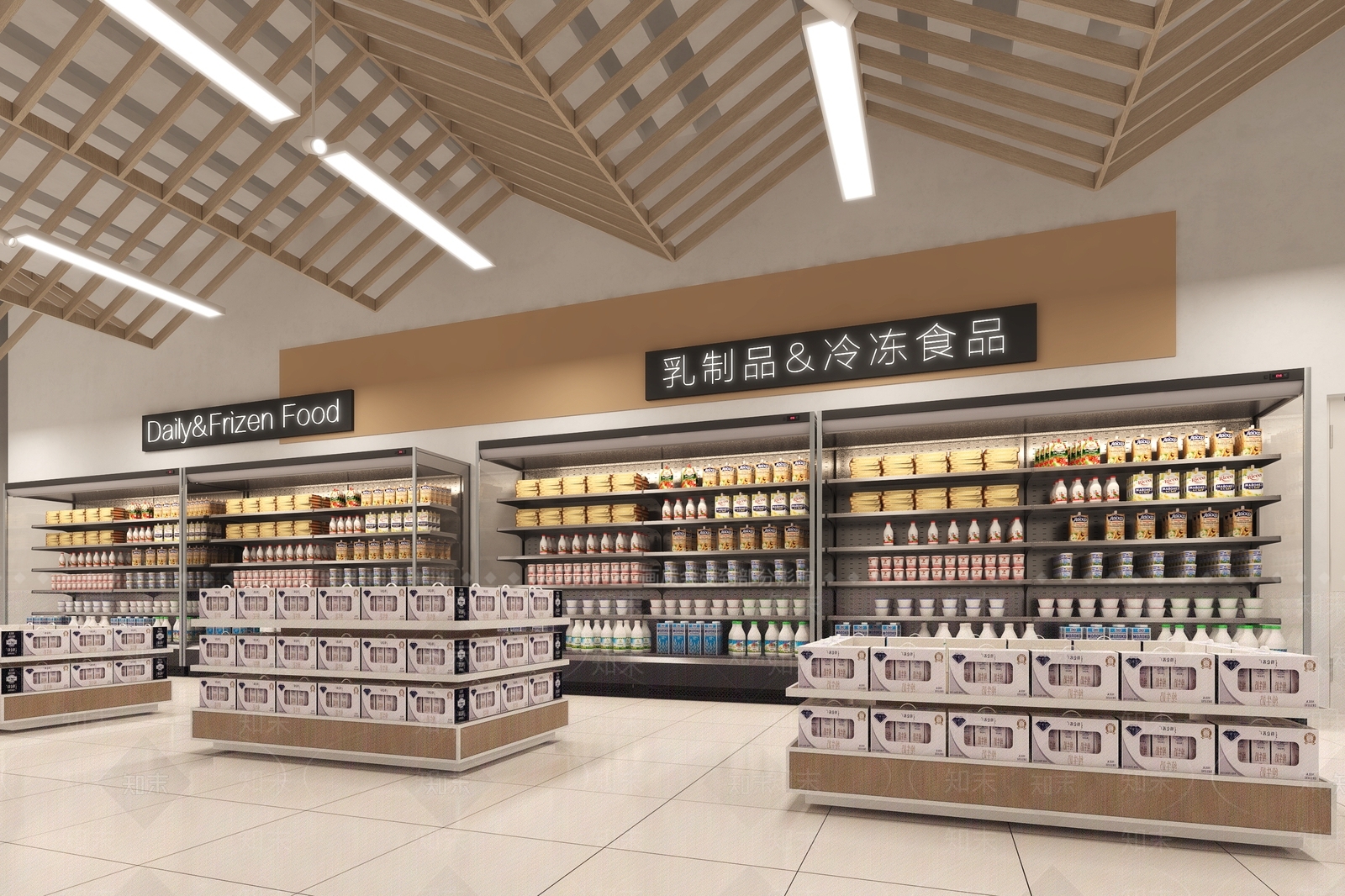 现代超市3D模型下载【ID:1123743953】