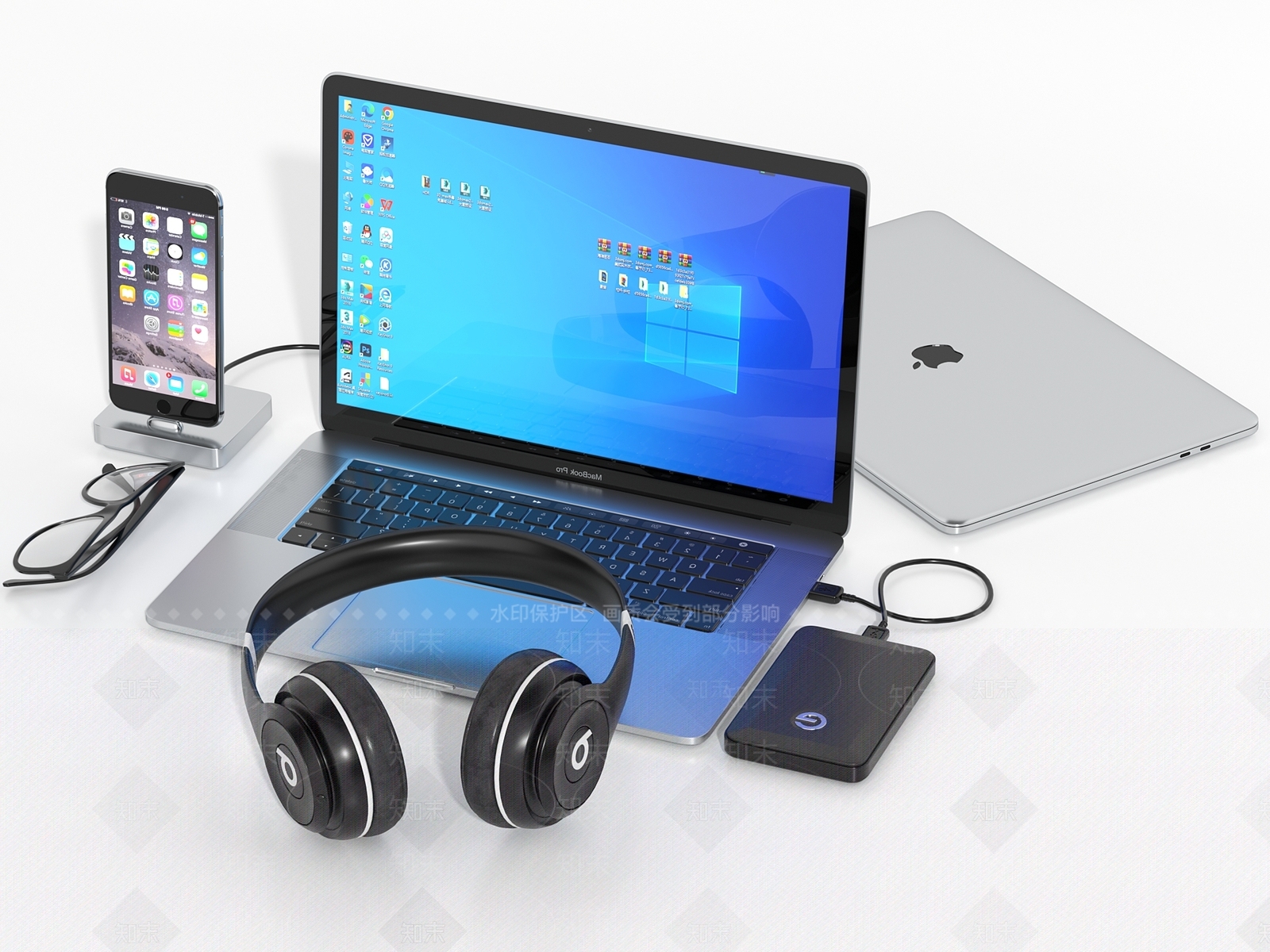 苹果笔记本电脑SU模型下载【ID:1123756019】