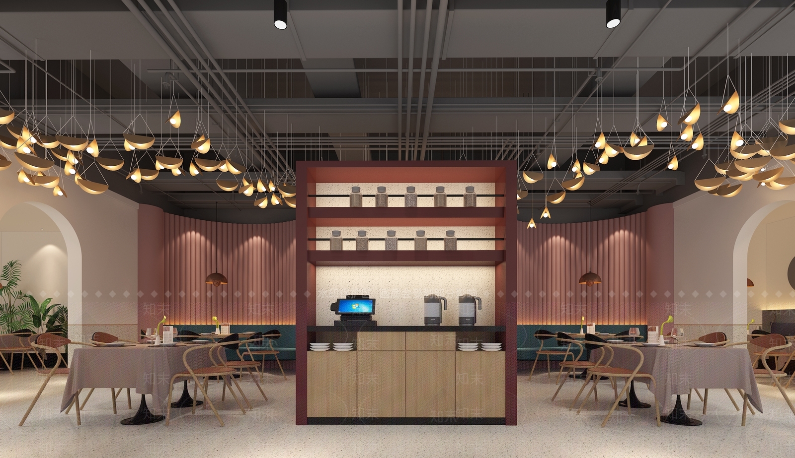 现代音乐餐厅3D模型下载【ID:1123761183】