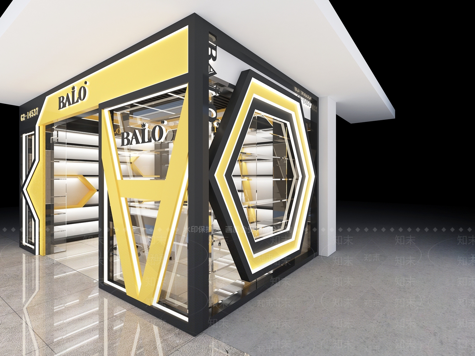 现代饰品店3D模型下载【ID:1123777010】