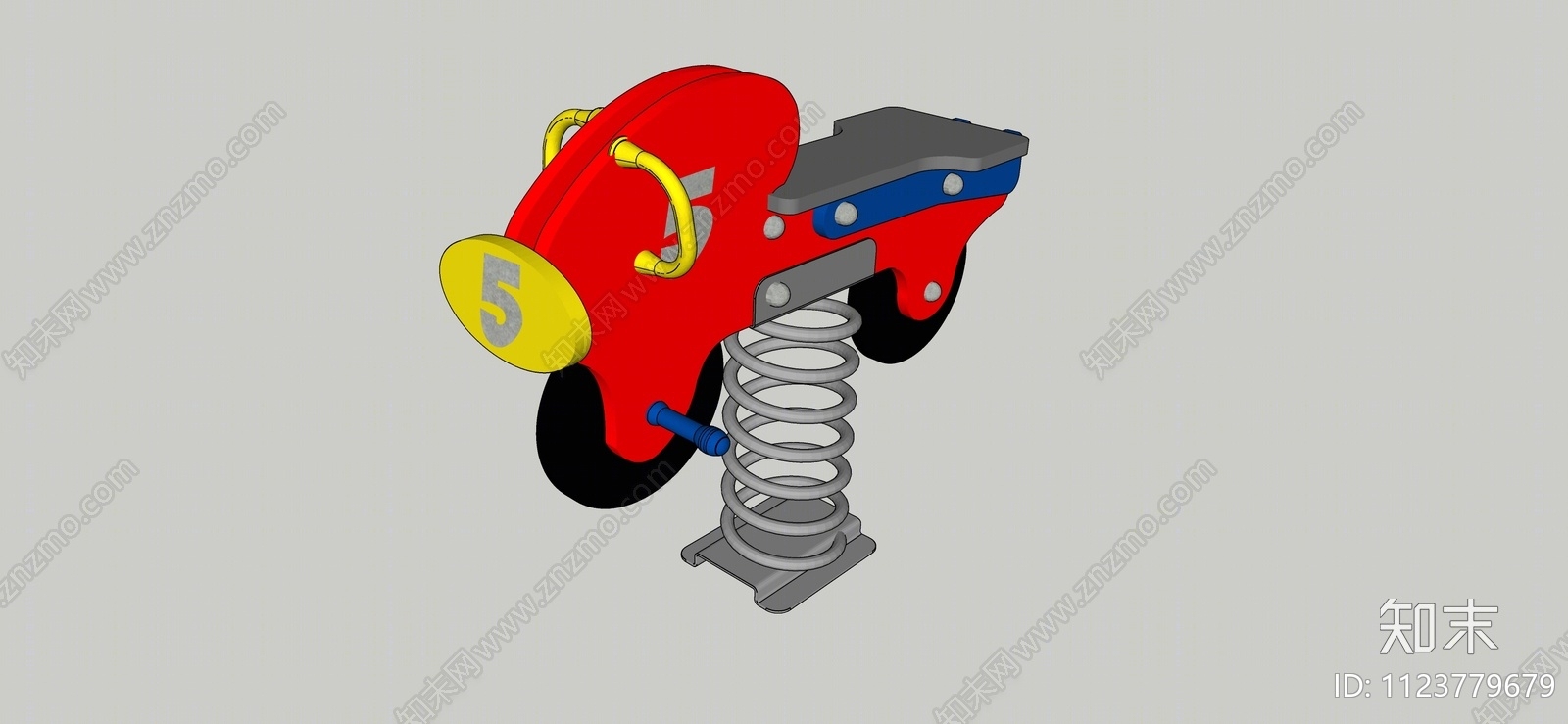 小型滑梯SU模型下载【ID:1123779679】