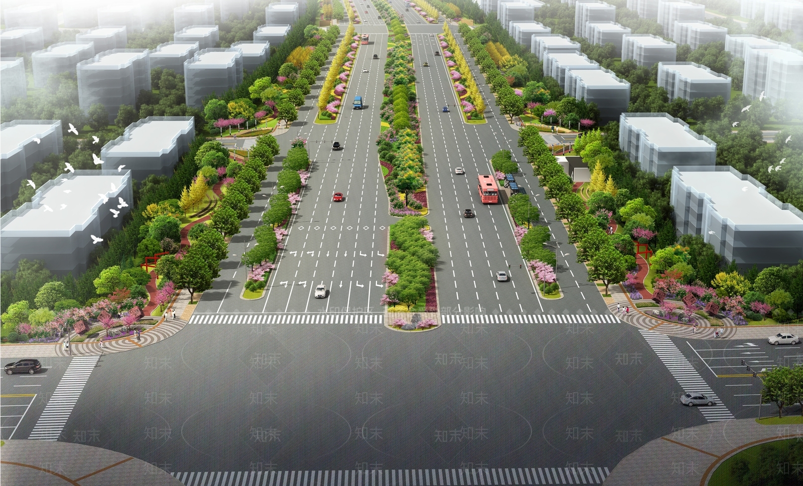 现代道路SU模型下载【ID:1123781213】